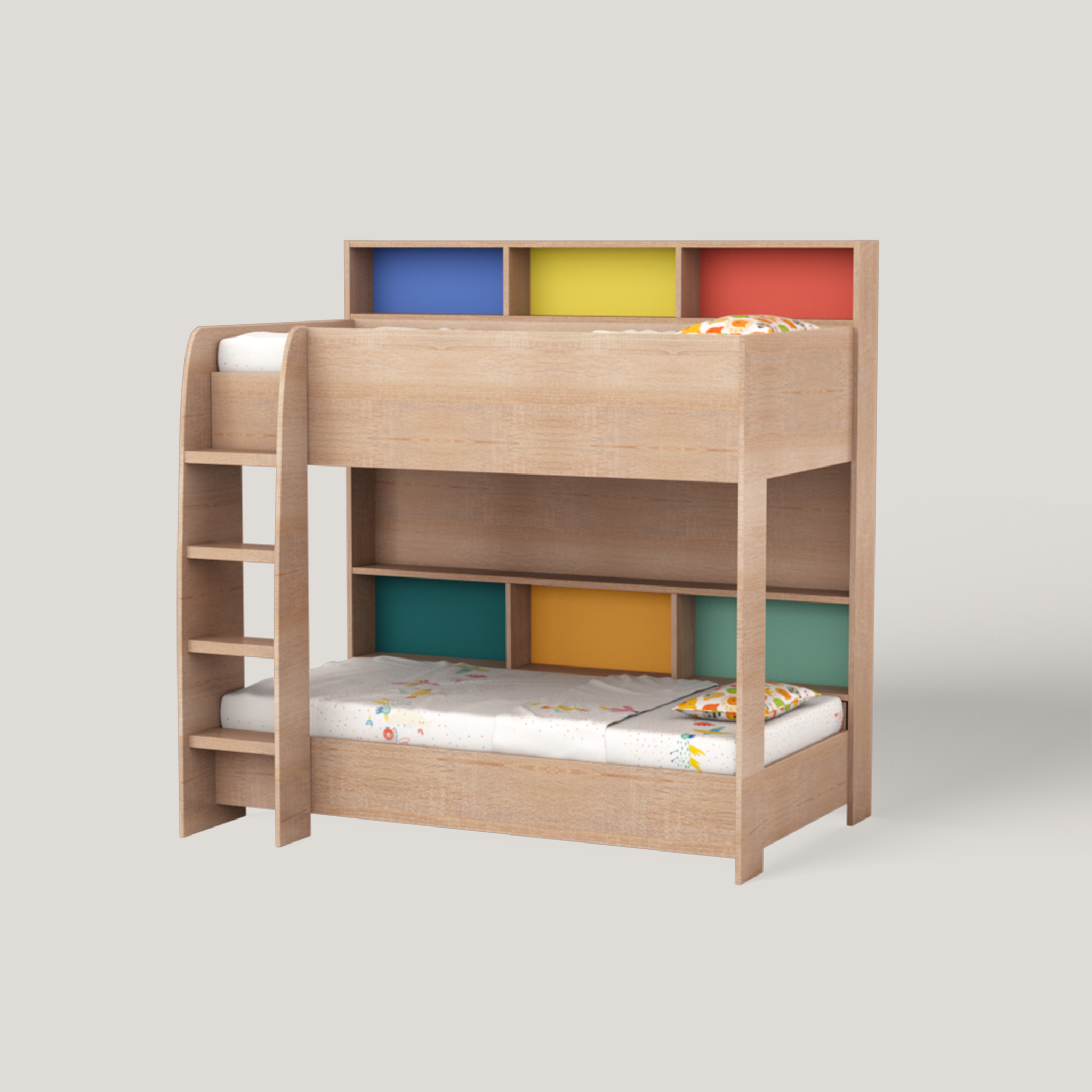Rainbow Bunk Bed without Storage