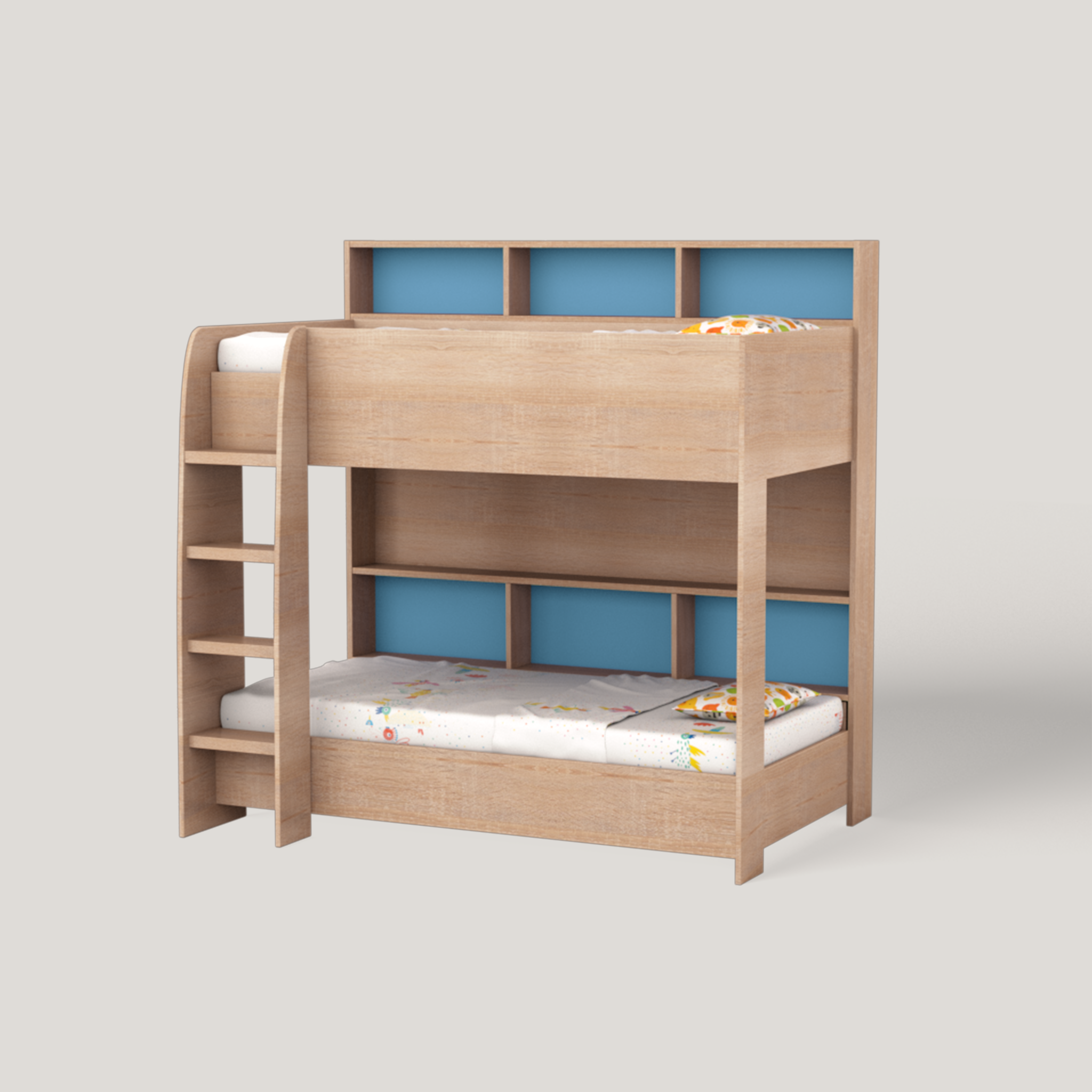 Rainbow Bunk Bed without Storage