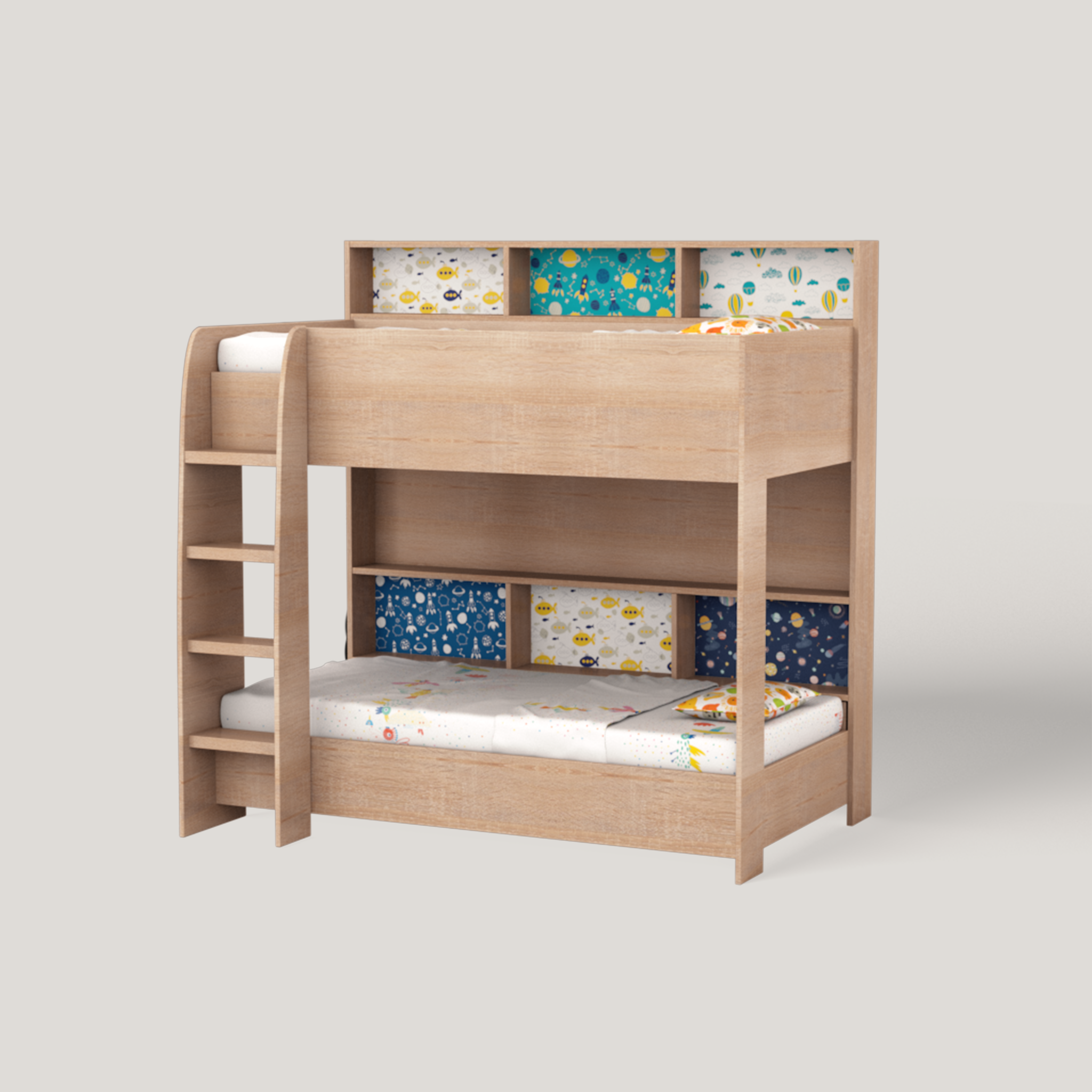 Rainbow Bunk Bed without Storage