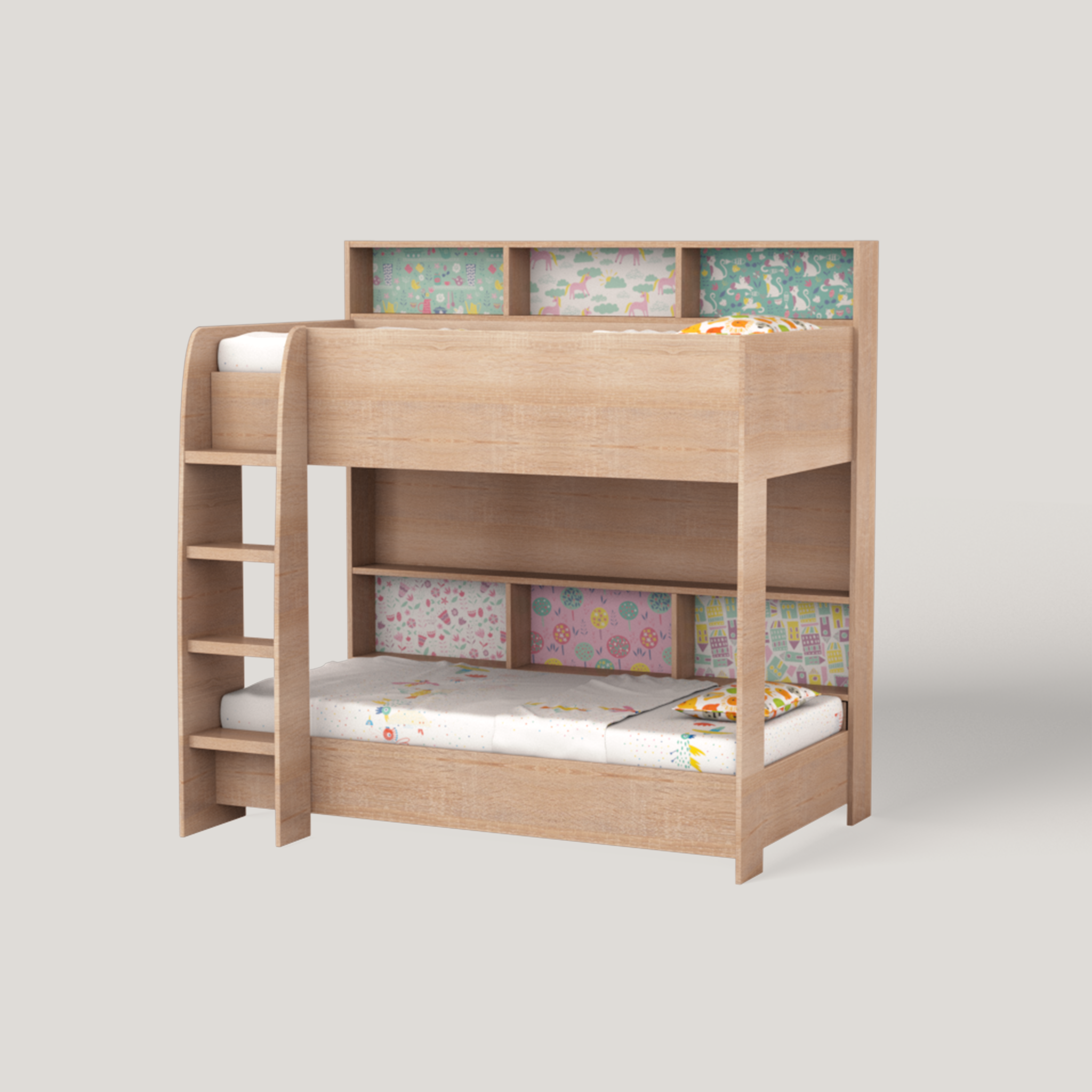 Rainbow Bunk Bed without Storage