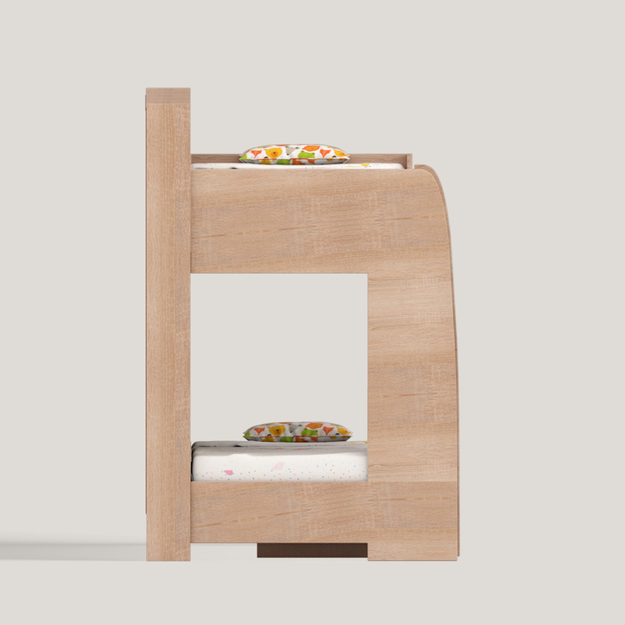 Rainbow Bunk Bed with Storage