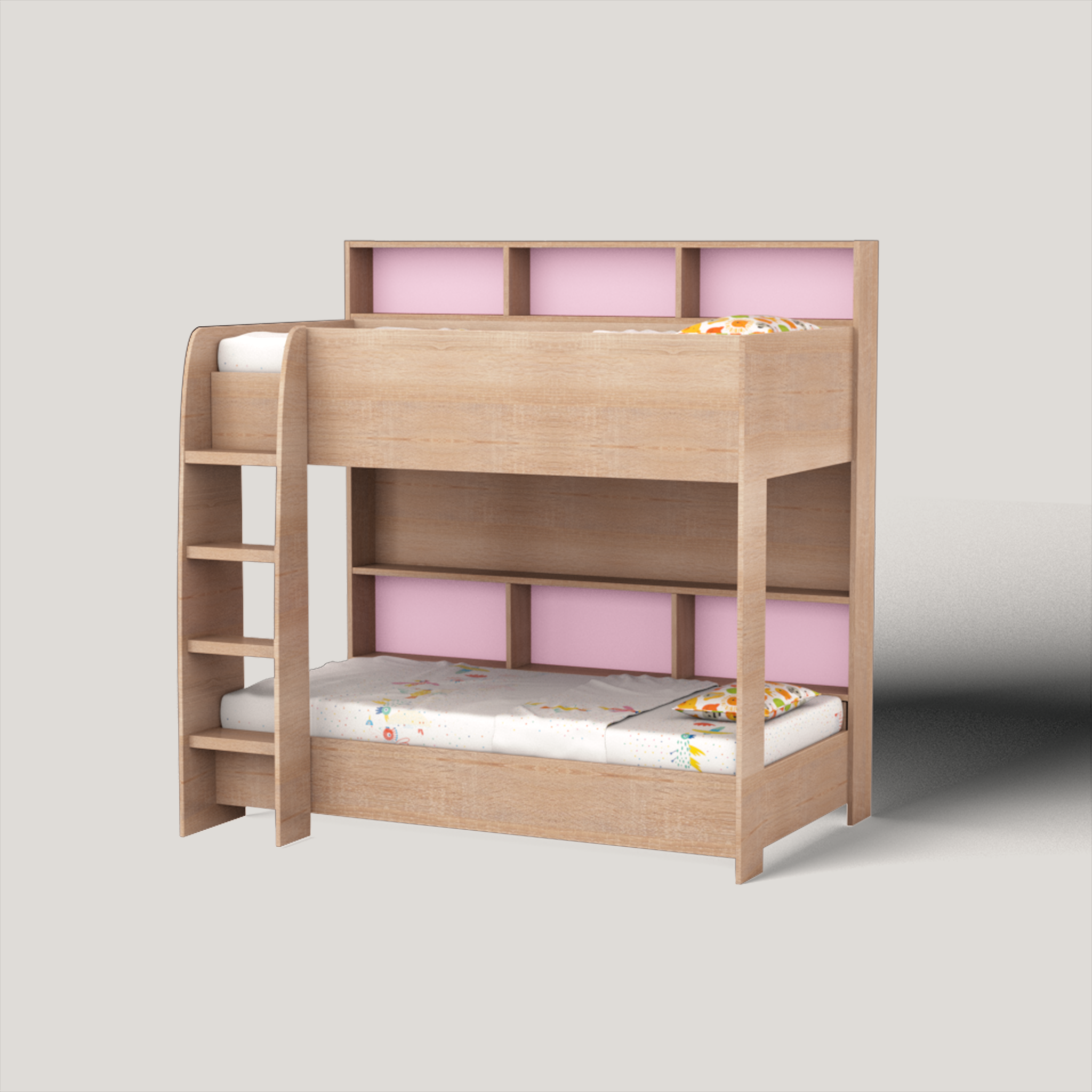 Rainbow Bunk Bed without Storage