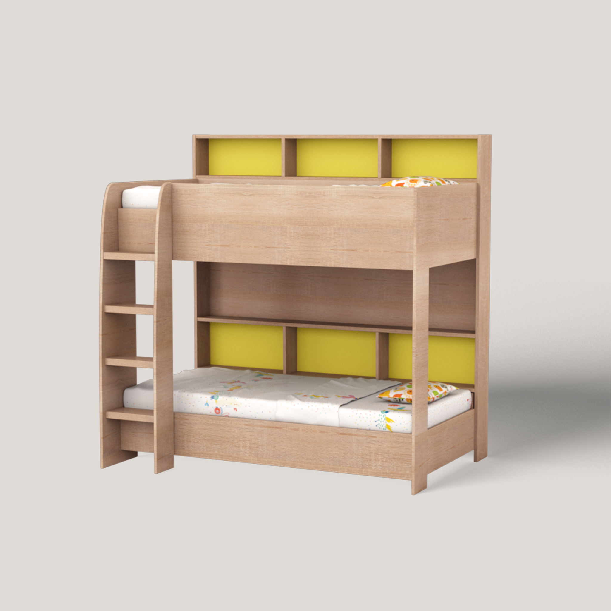 Rainbow Bunk Bed without Storage