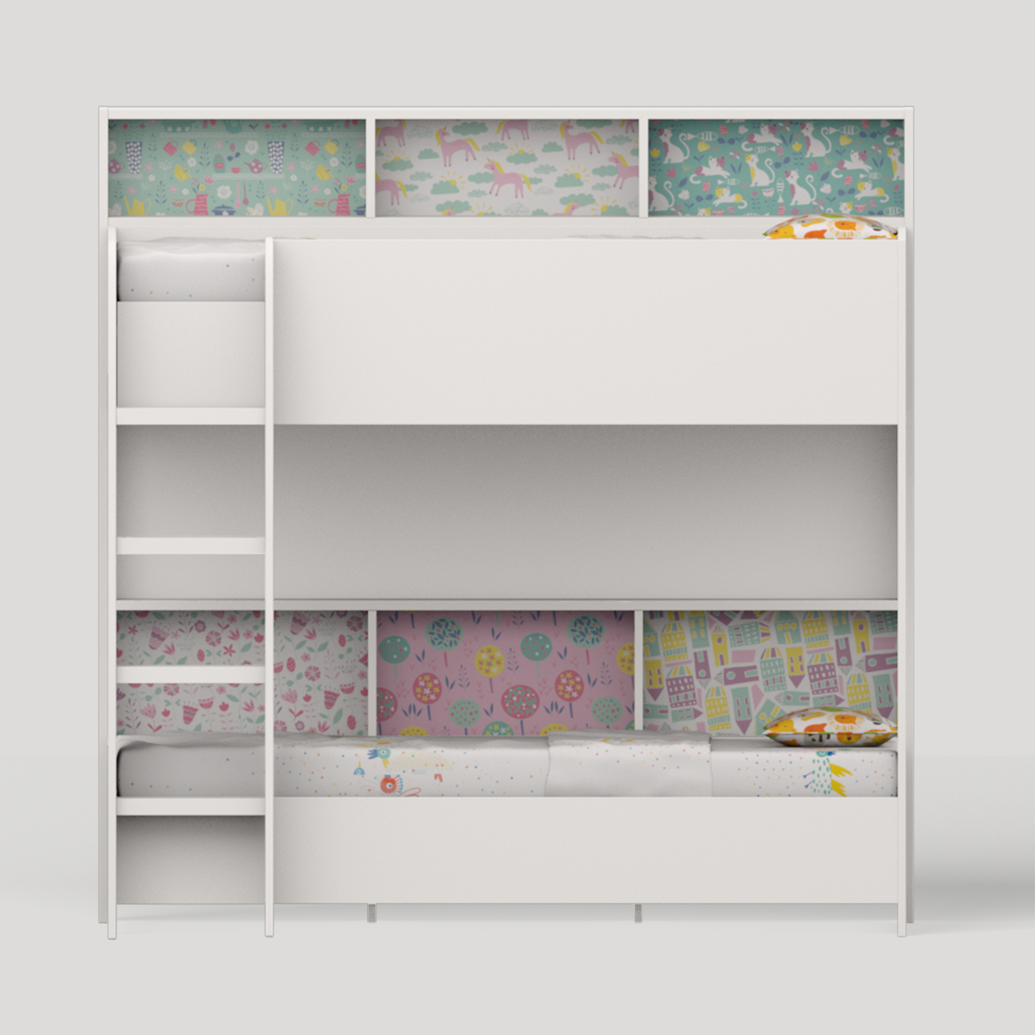 Rainbow Bunk Bed without Storage