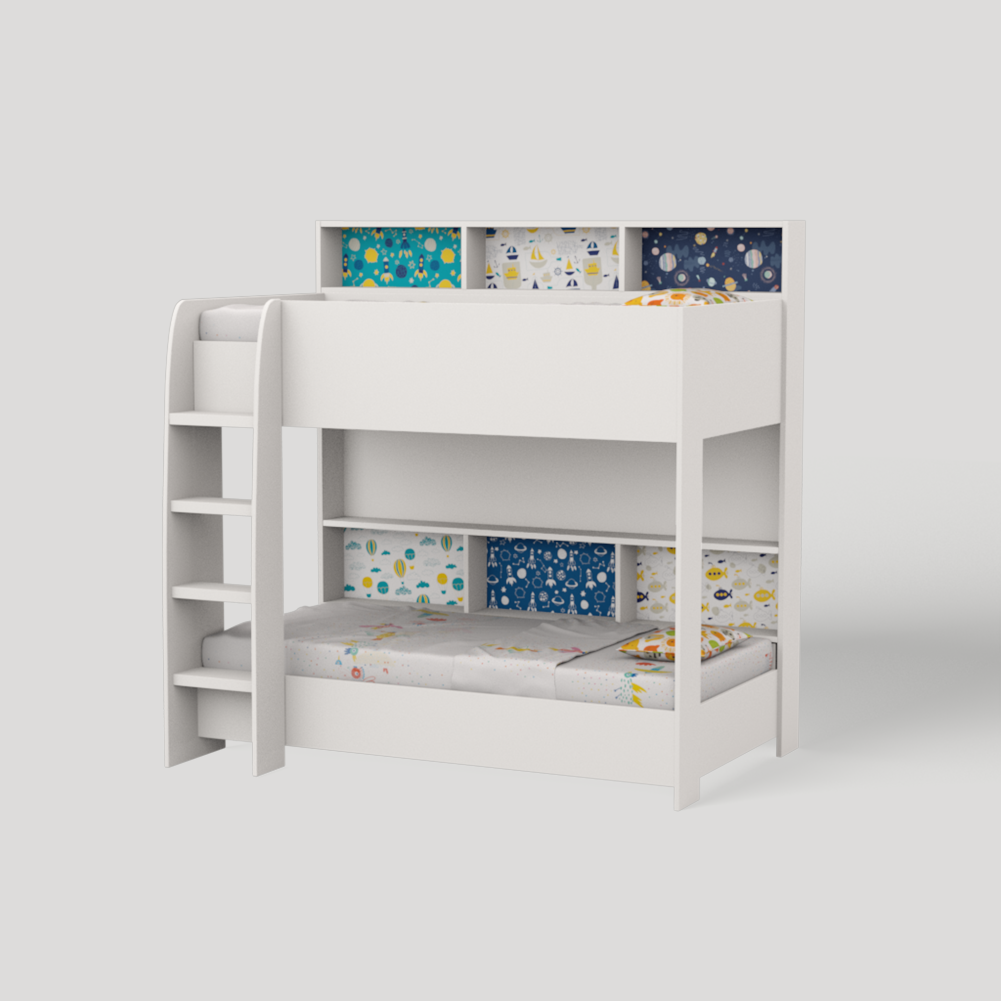 Rainbow Bunk Bed without Storage