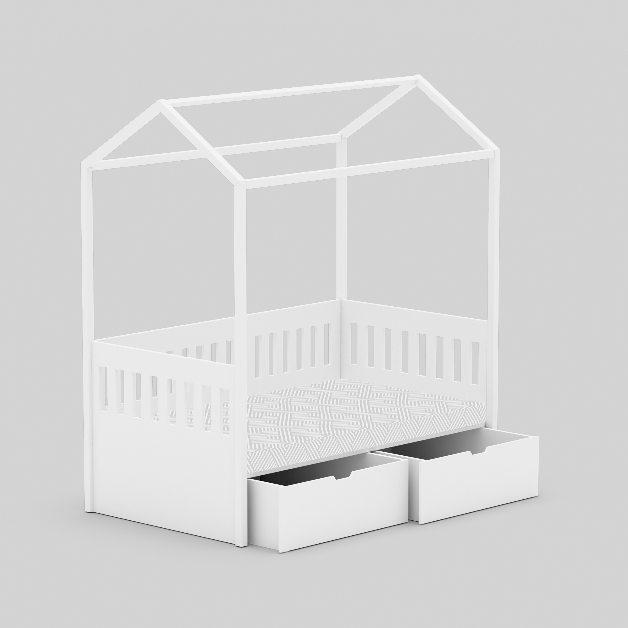 Windchime Bed with Railings