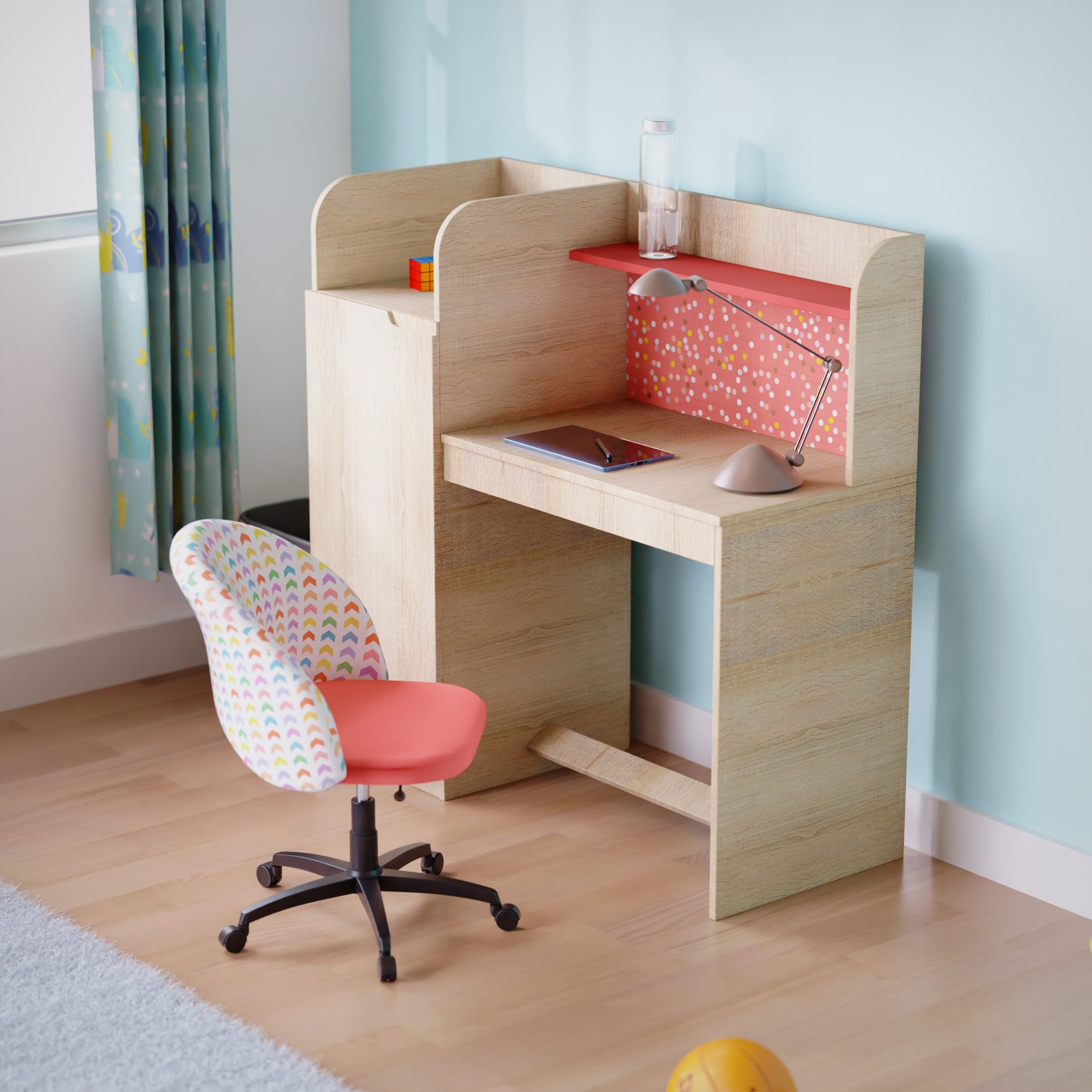 Gen Z Study Table Peapod Chair Bundle - Main Image