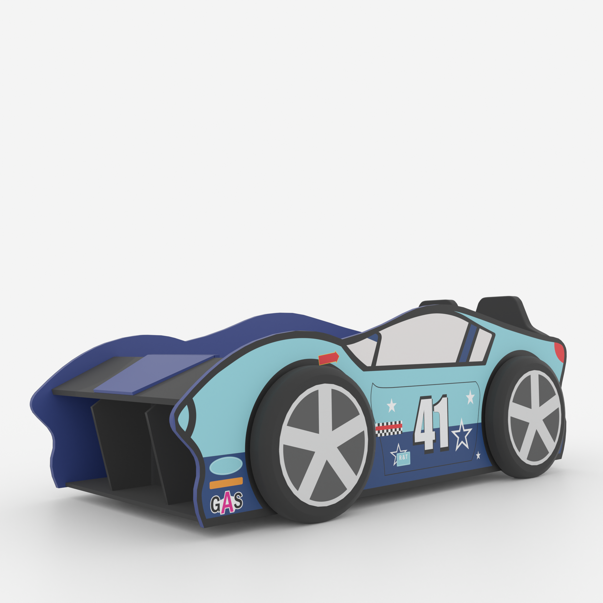 Flash Racer Car Toddler Bed