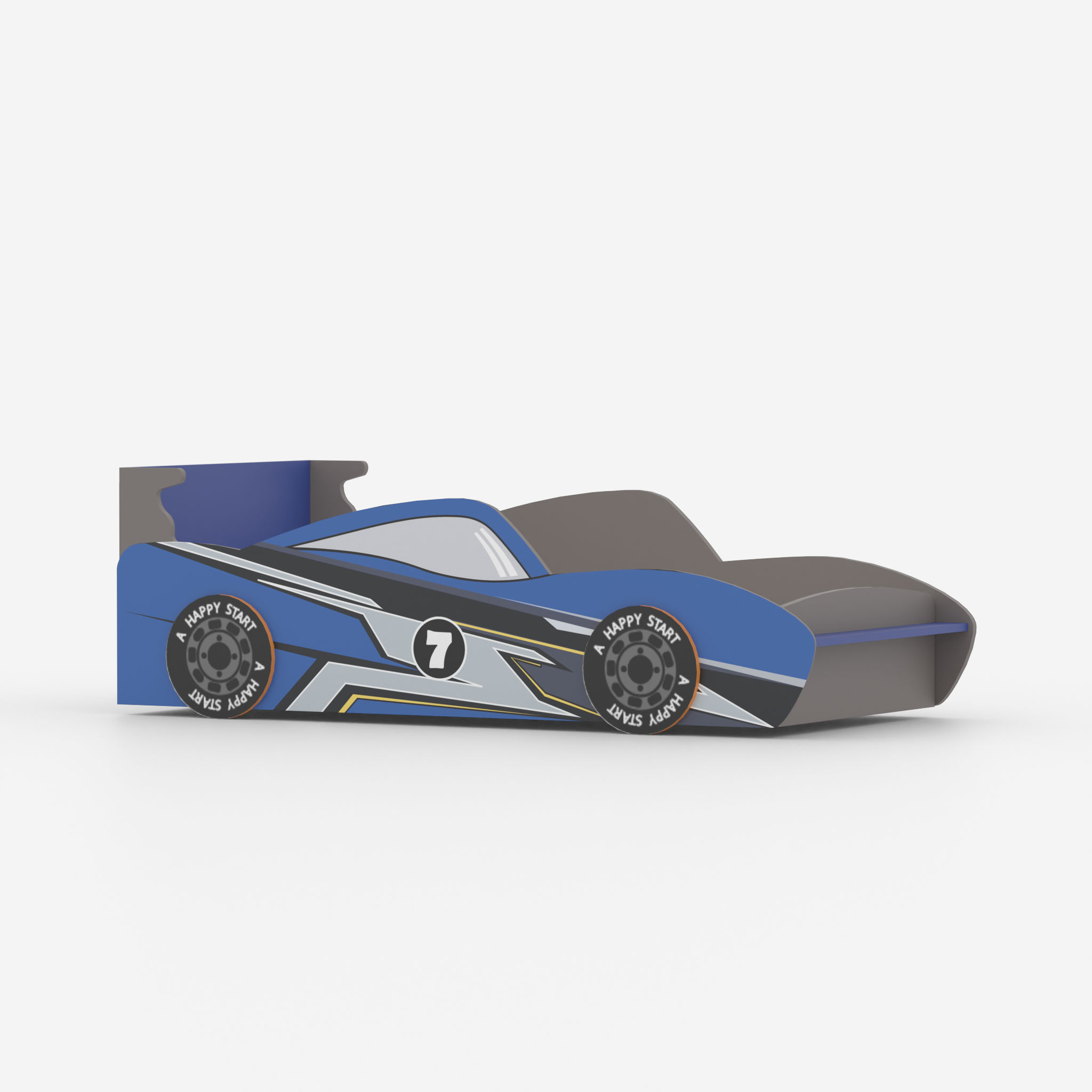 Lightning Bolt Racing Car Toddler Bed (DIY Installation)
