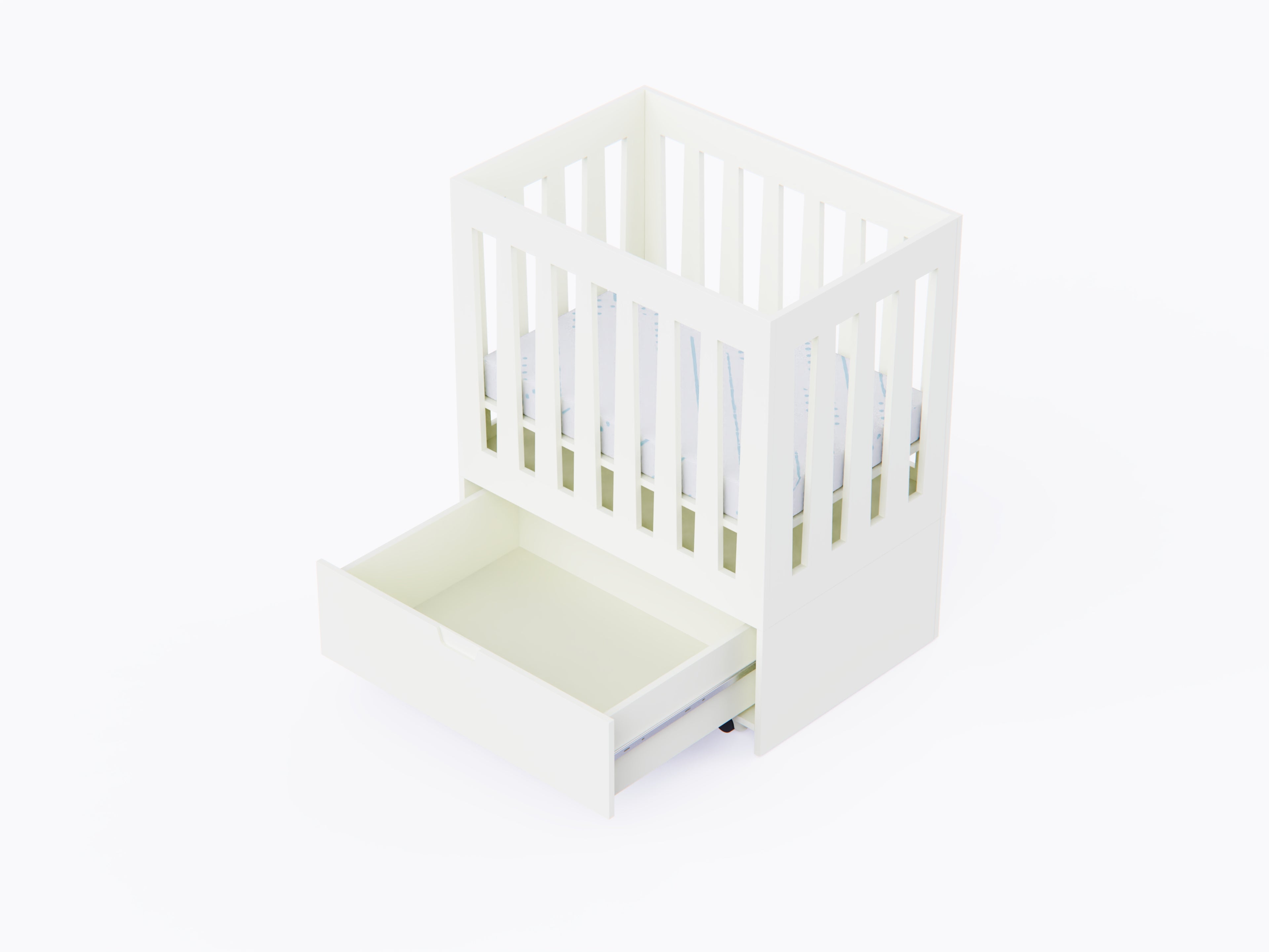 Cuddle Crib with Storage (3X2 & Single Drawer)
