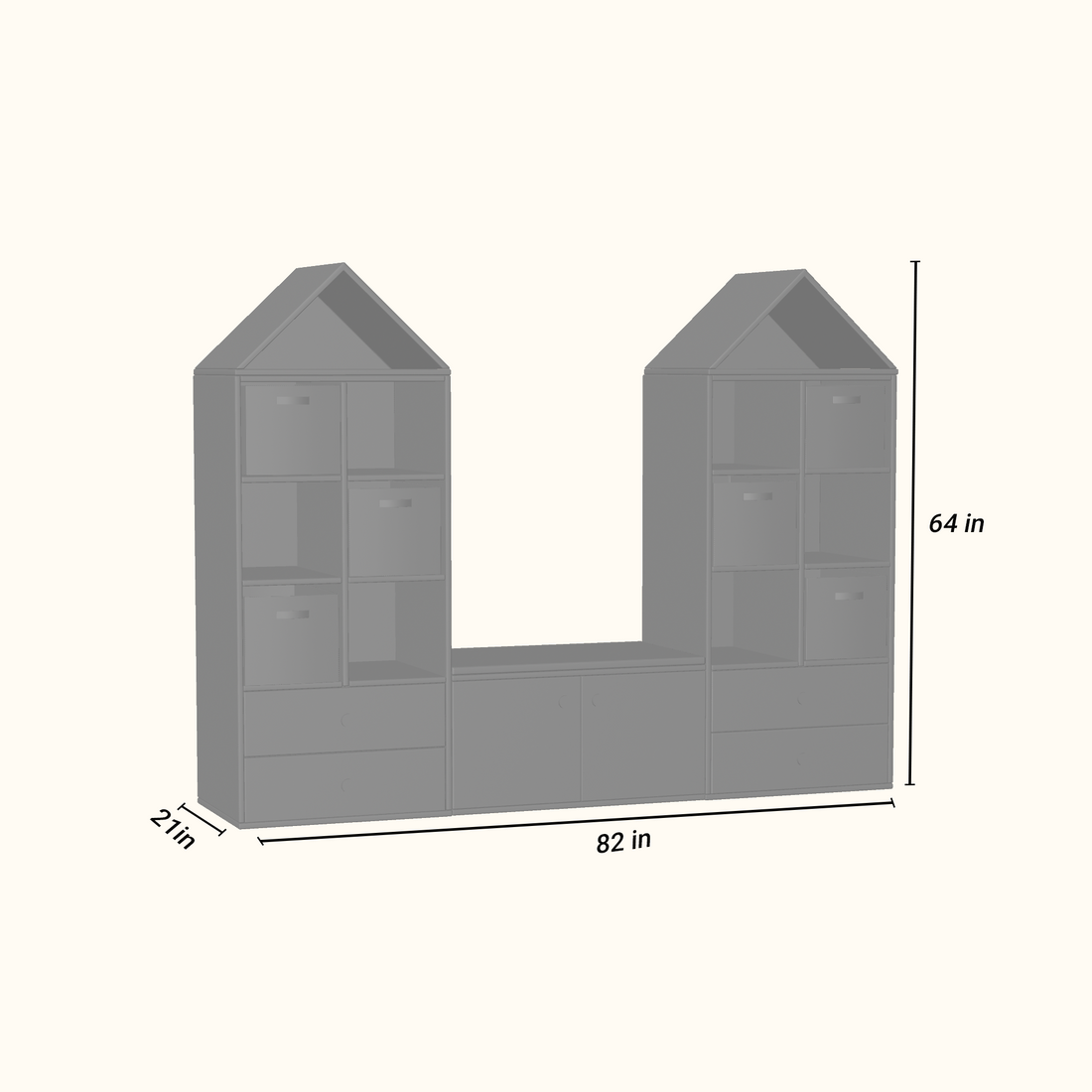 Galaxy Castle Cabinet