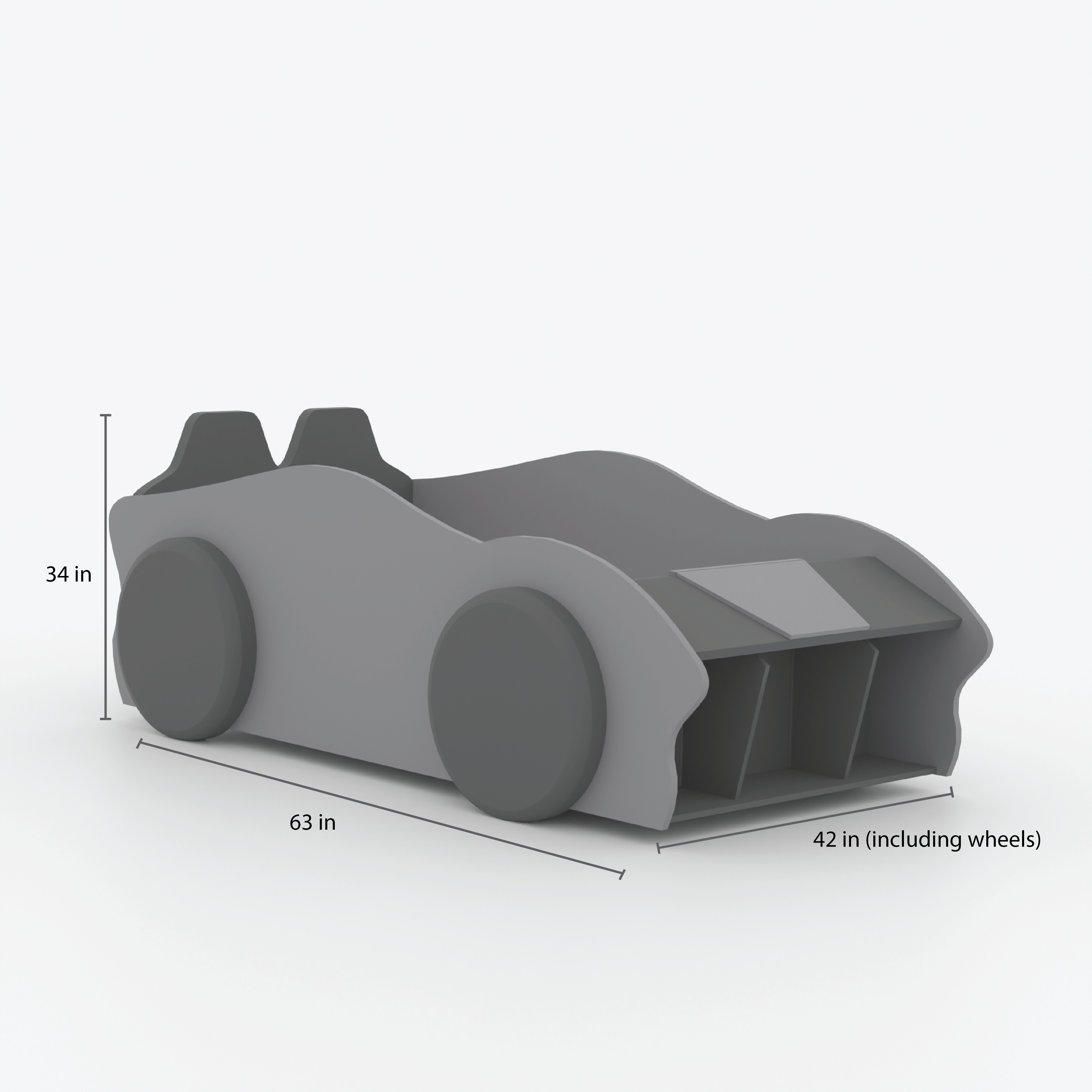 Flash Racer Car Toddler Bed