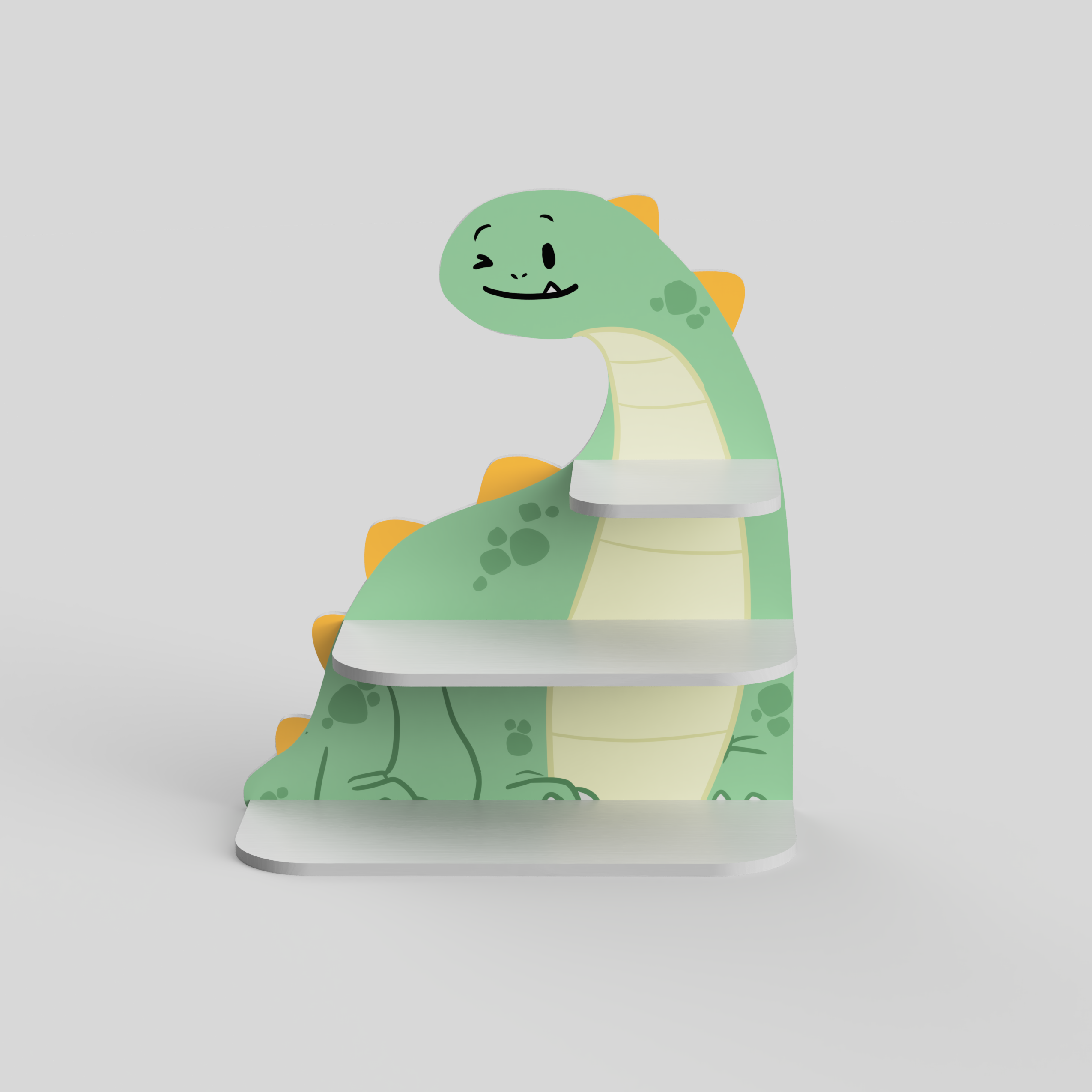 Spaceosaurus Bookshelf Storage