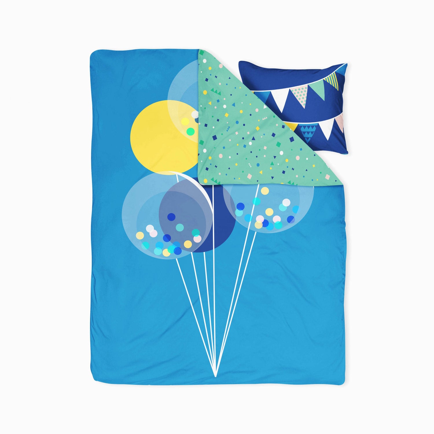 Slumber Party- Set of Bedsheet, Duvet cover & Pillow cover