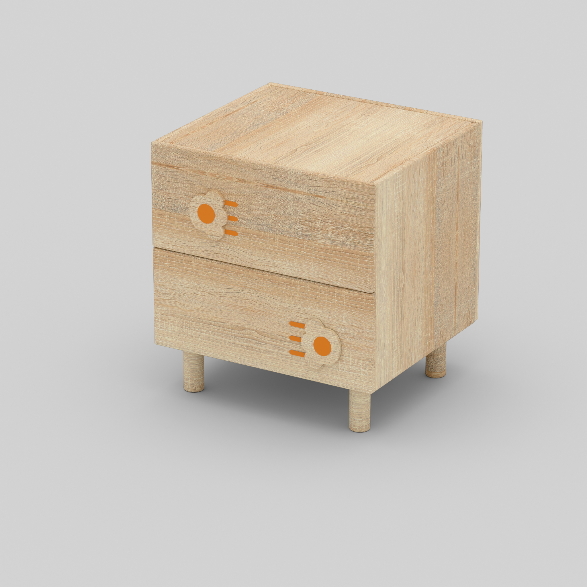 The Pawsome Bedside Table with Storage