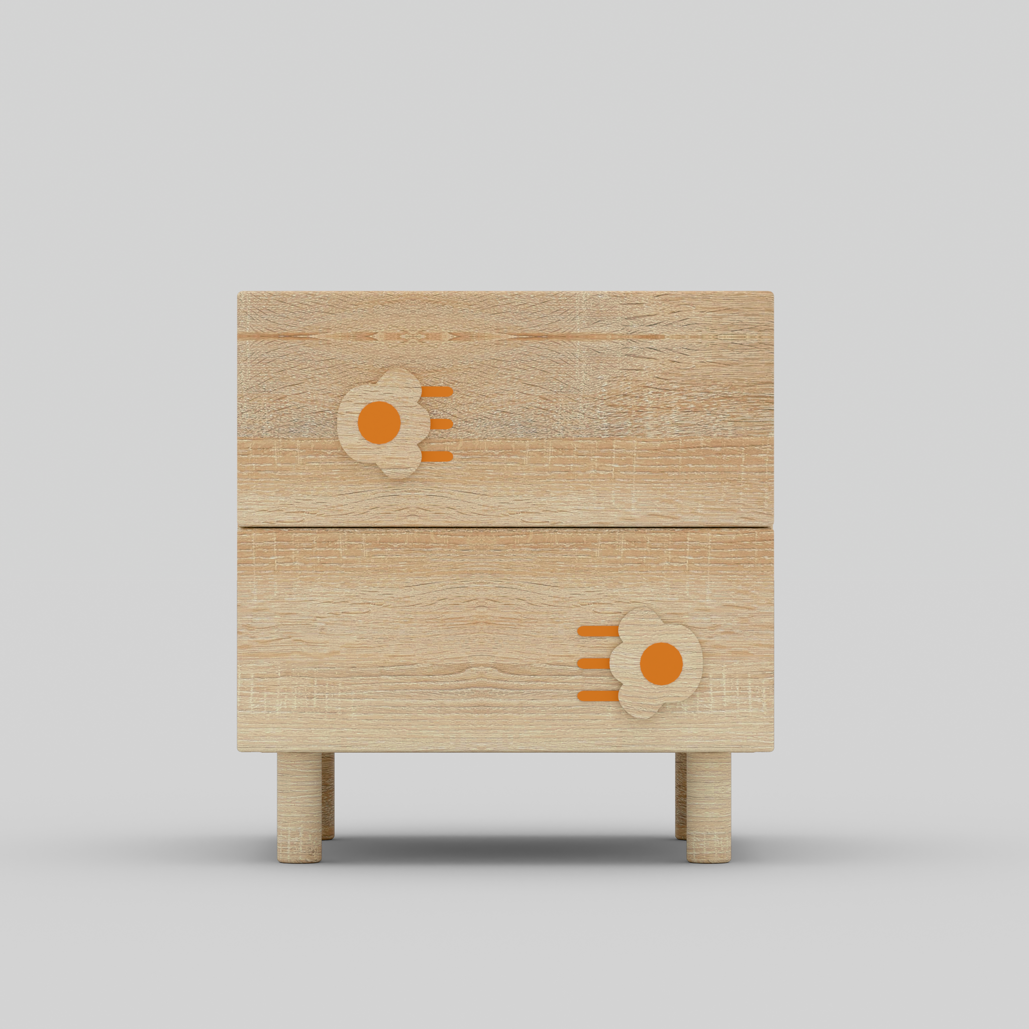 The Pawsome Bedside Table with Storage