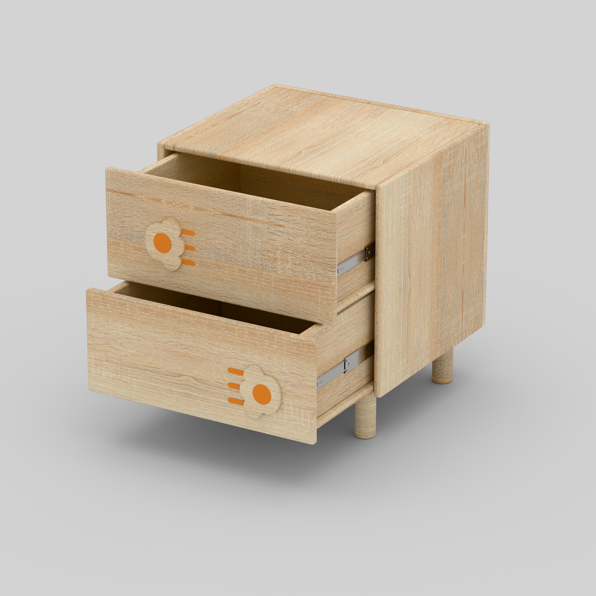 The Pawsome Bedside Table with Storage