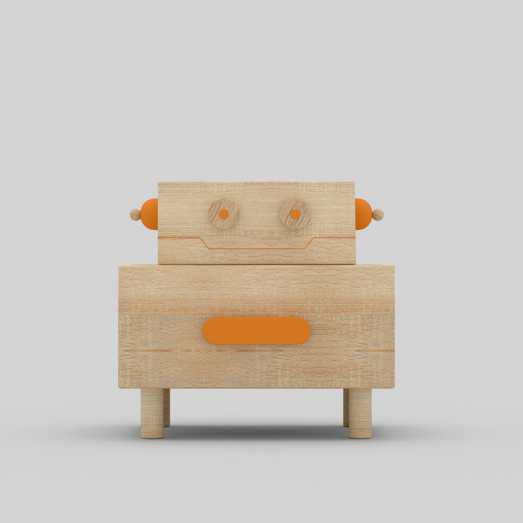 RoboBuddy Bedside Table with Storage