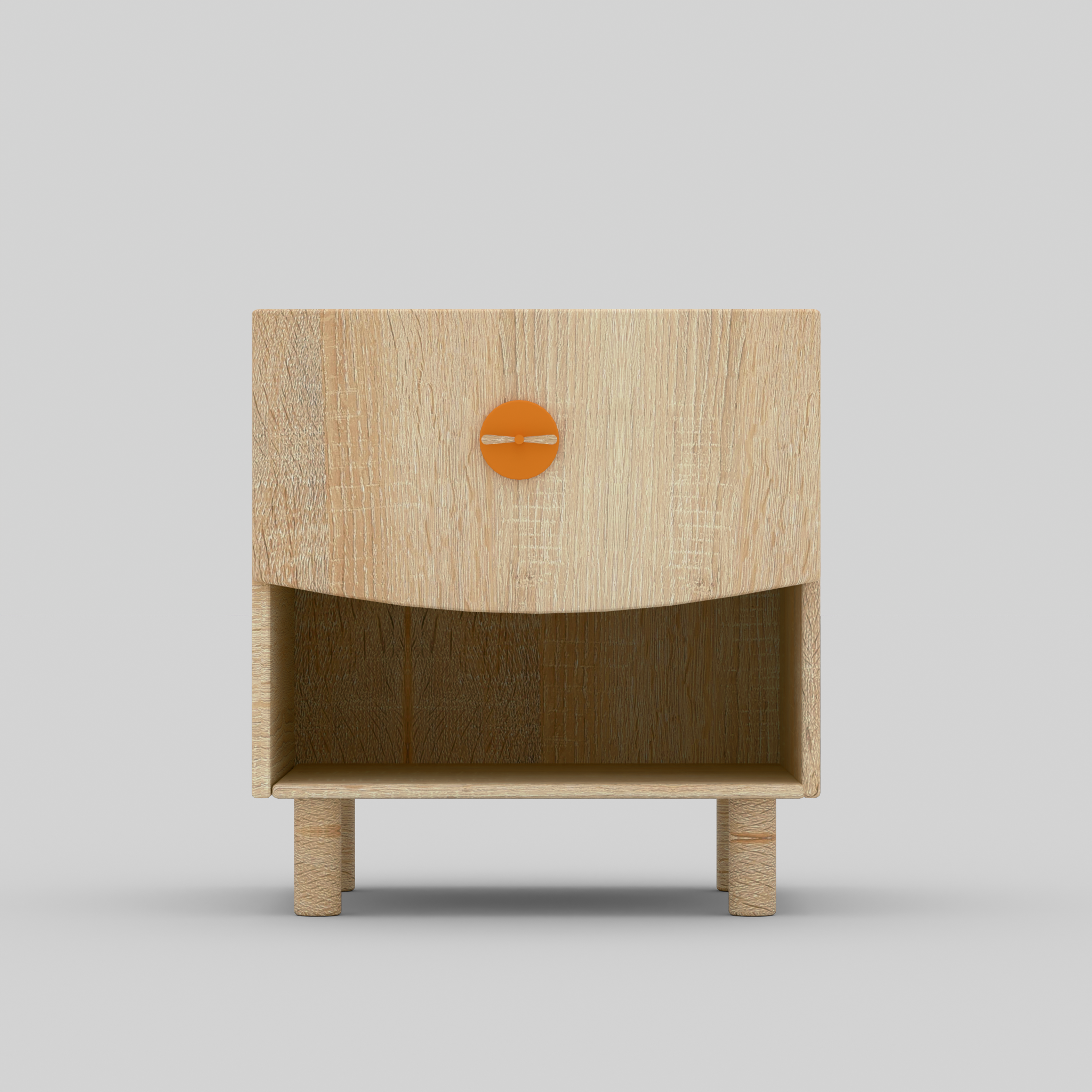 Bright Byte Bedside Table with Storage