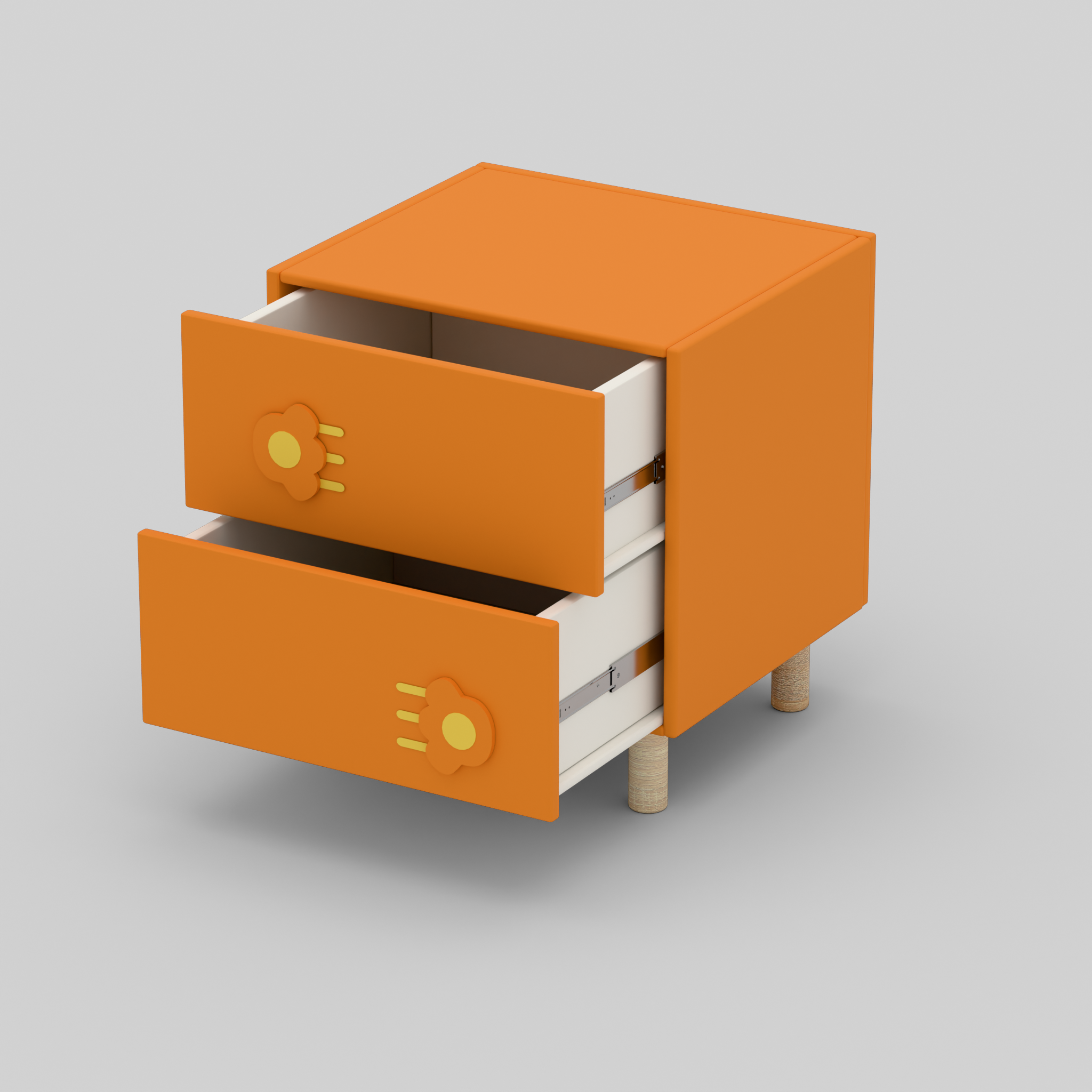 The Pawsome Bedside Table with Storage