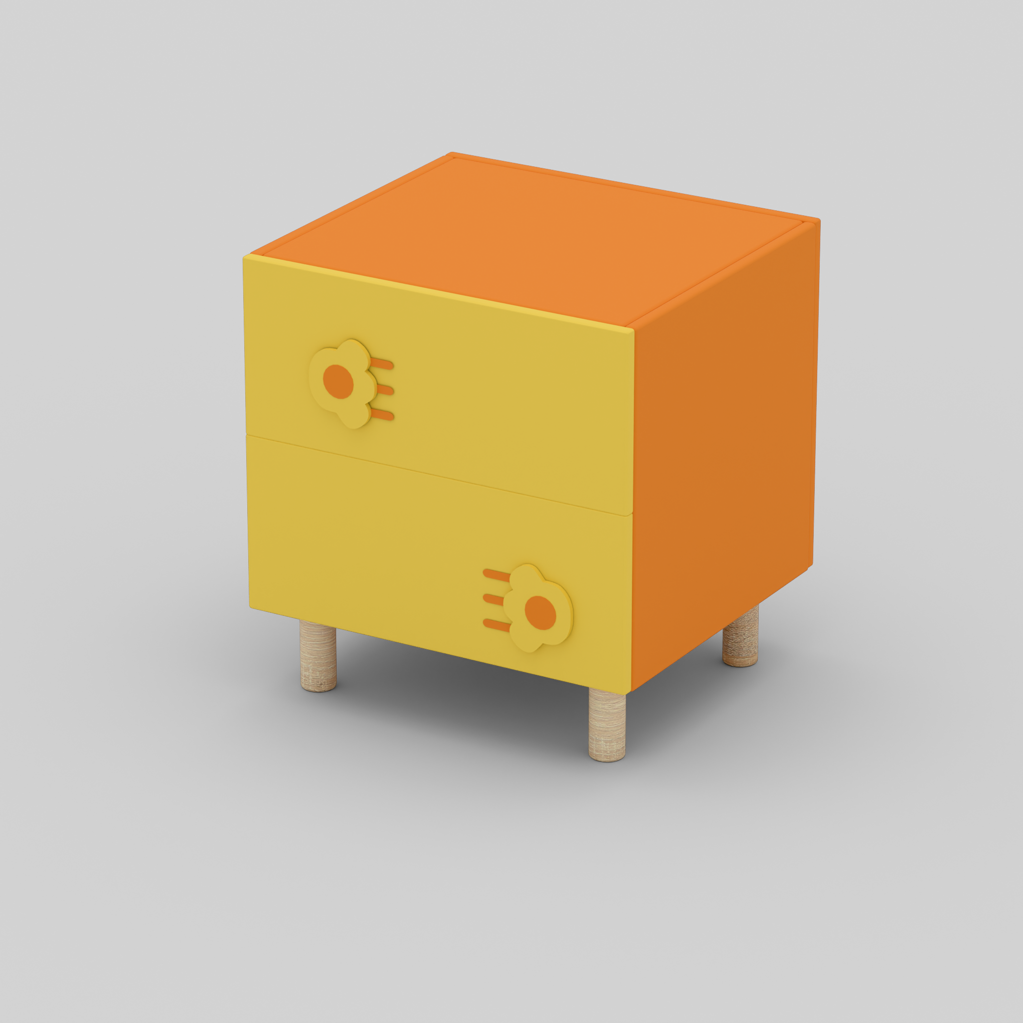 The Pawsome Bedside Table with Storage