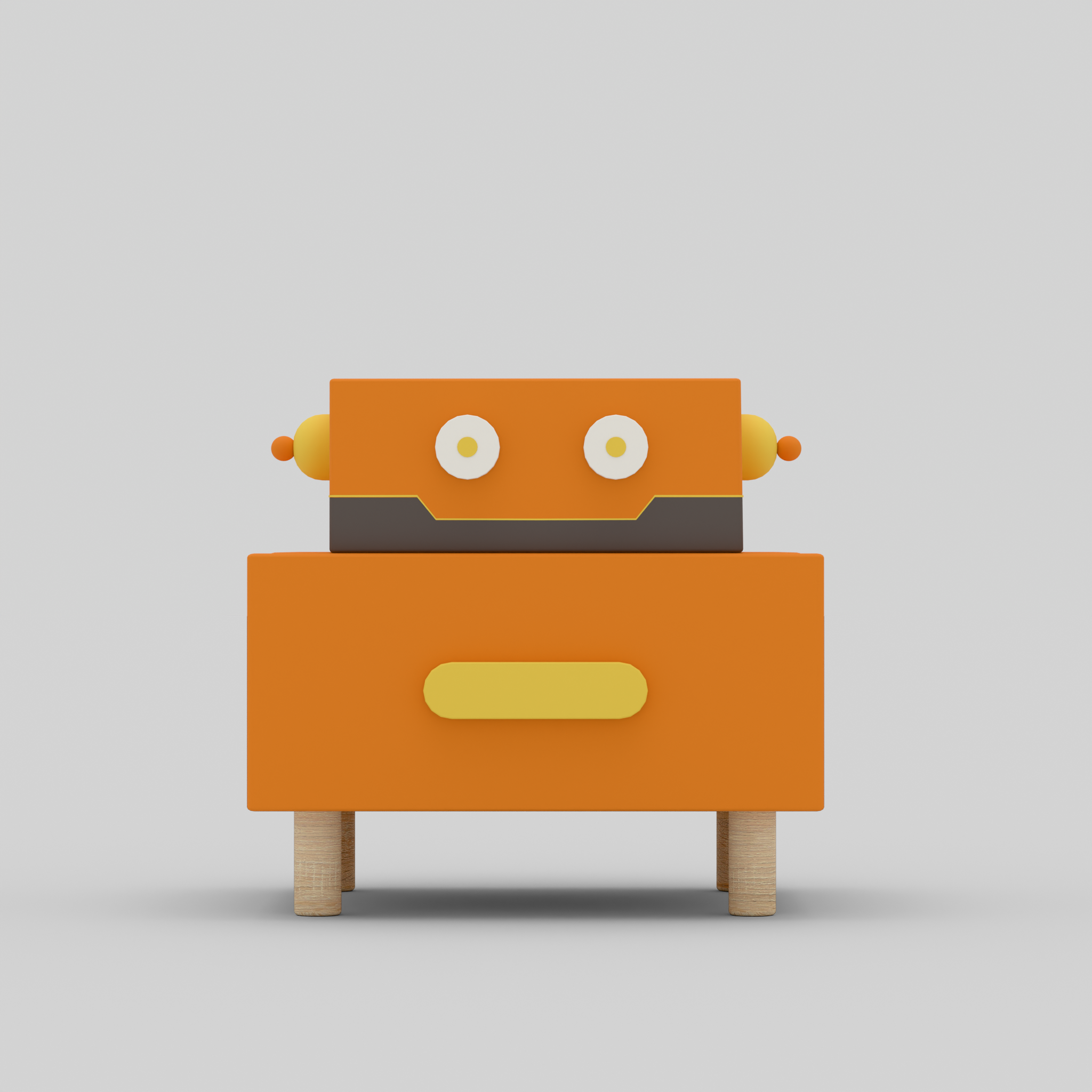 RoboBuddy Bedside Table with Storage