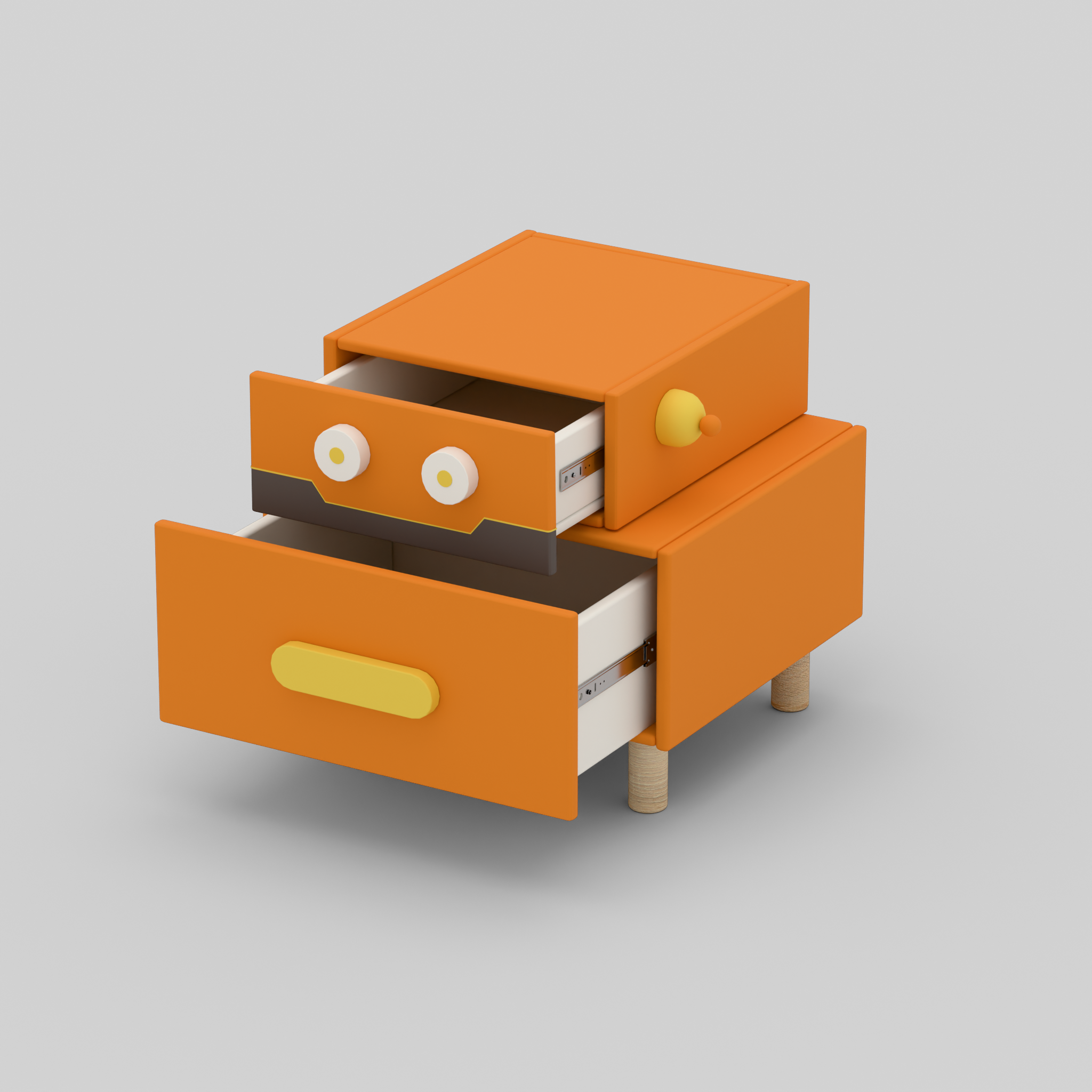 RoboBuddy Bedside Table with Storage