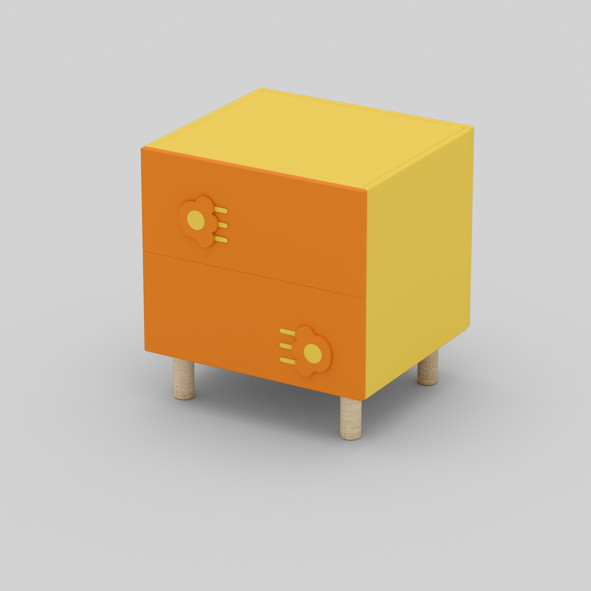 The Pawsome Bedside Table with Storage