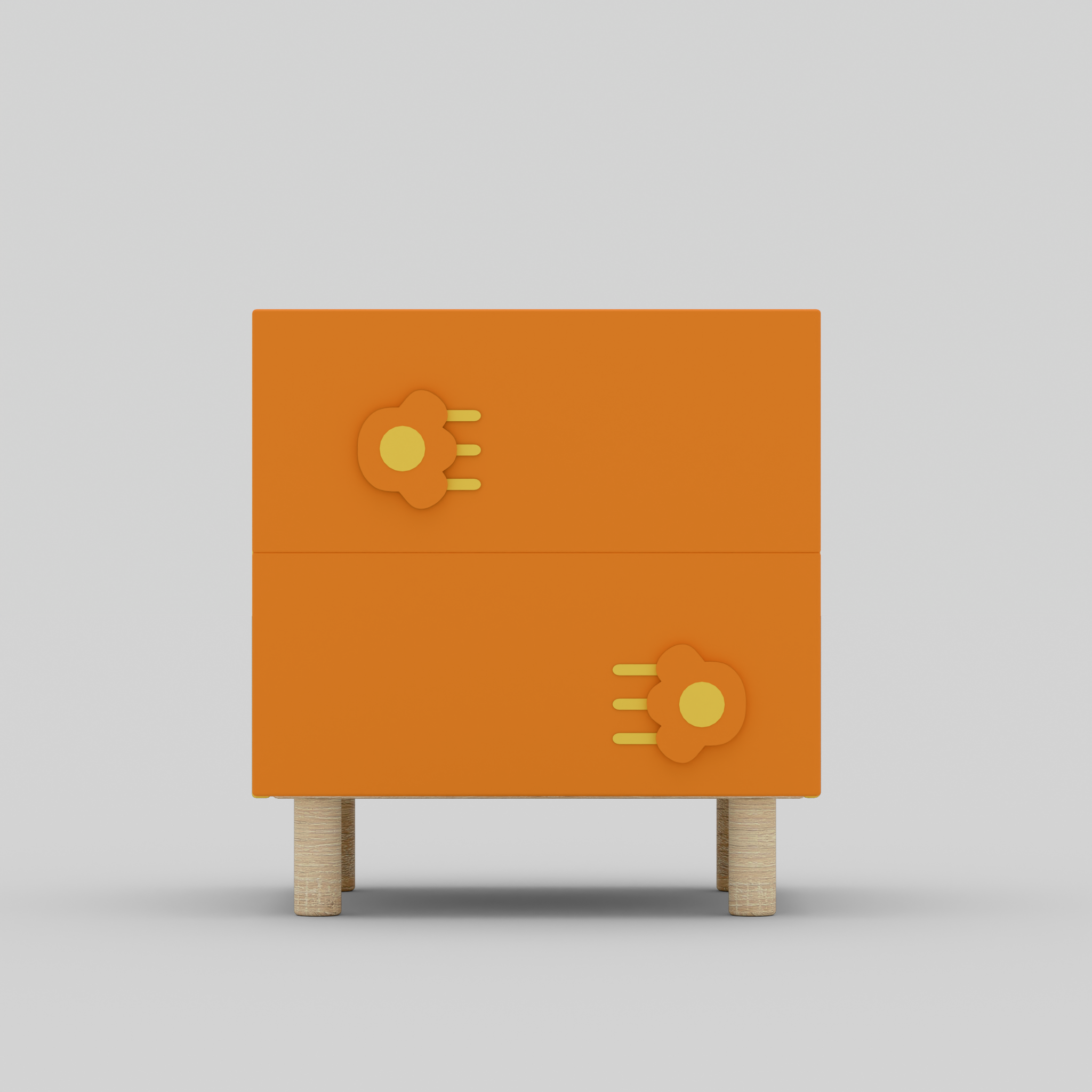 The Pawsome Bedside Table with Storage