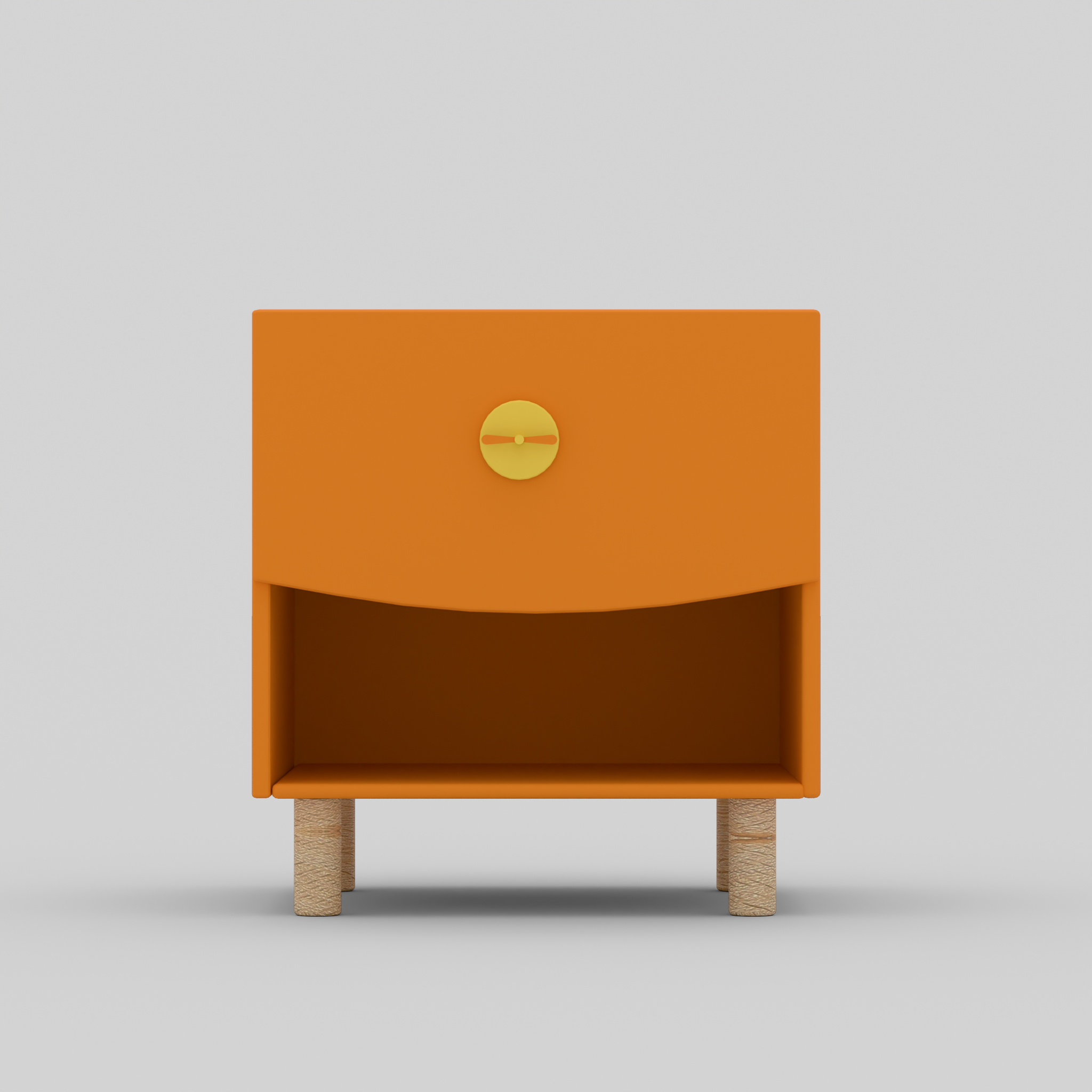 Bright Byte Bedside Table with Storage