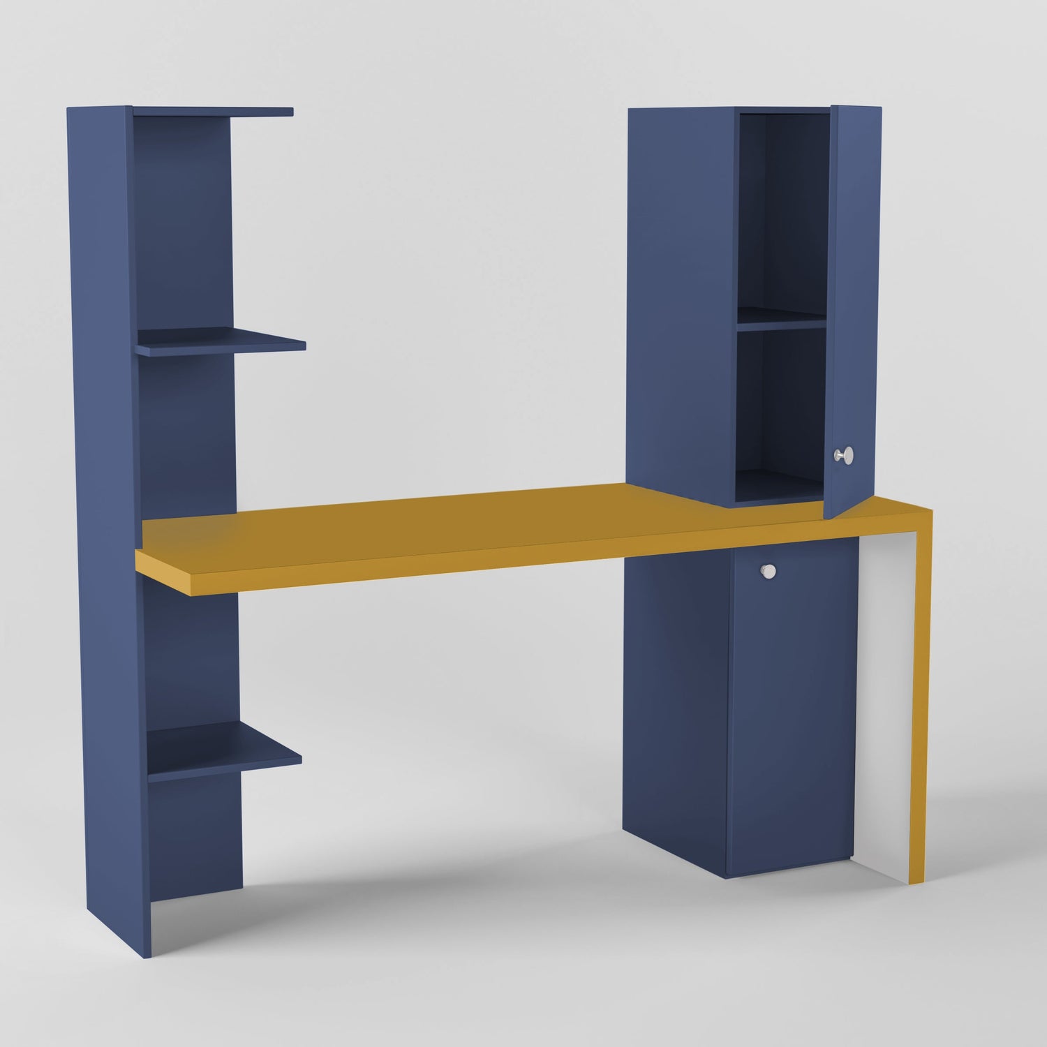 Color Block Study Table