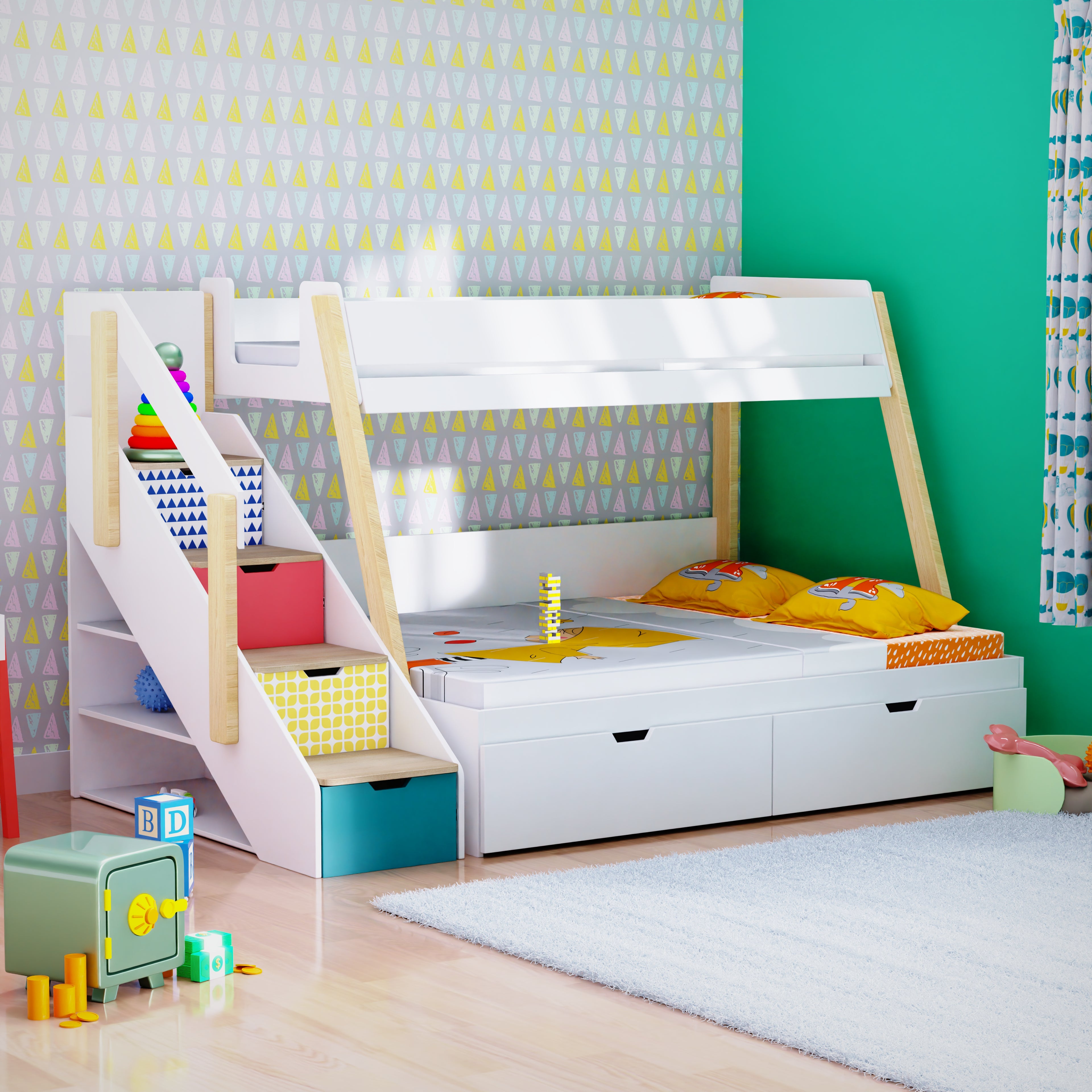 Pine Tree Bunk Bed