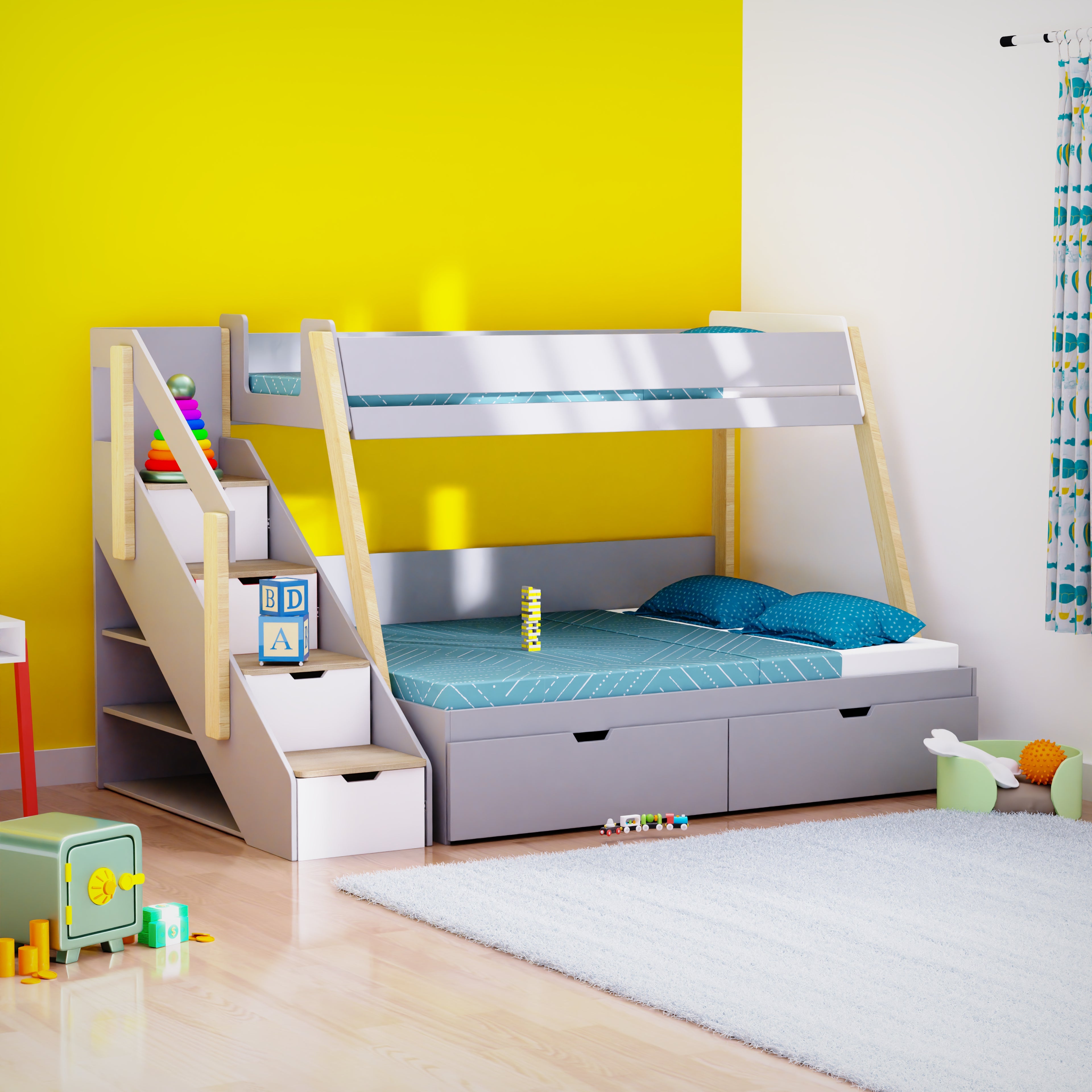 Pine Tree Bunk Bed