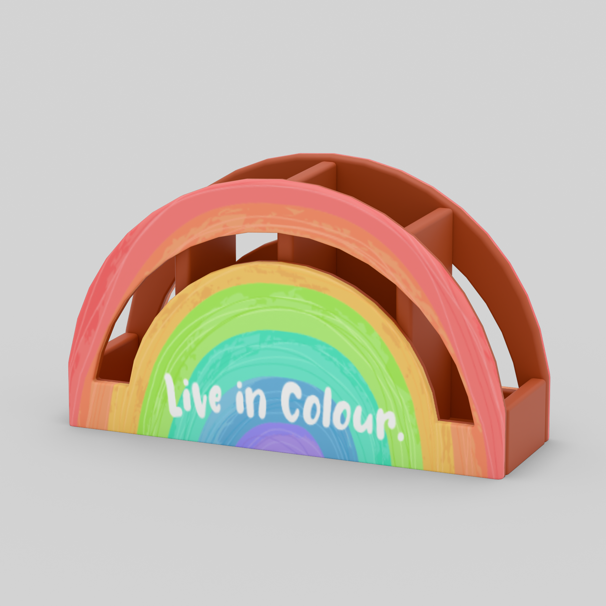 Rainbow Caddy Pencil Stand