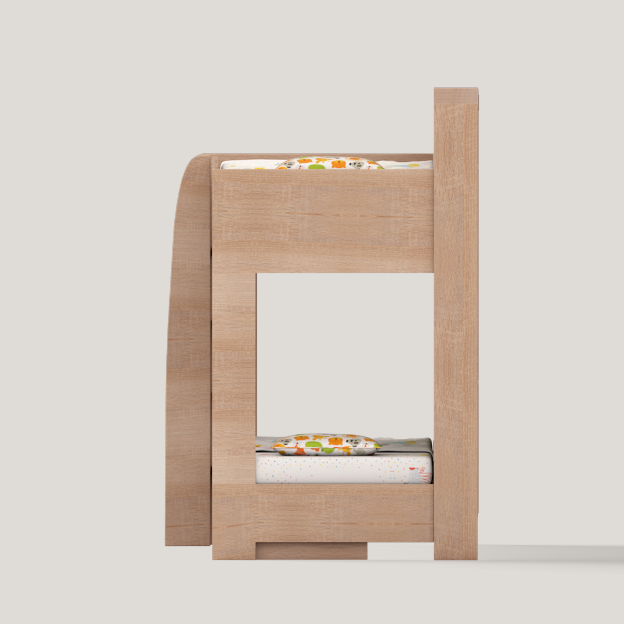 Rainbow Bunk Bed with Storage