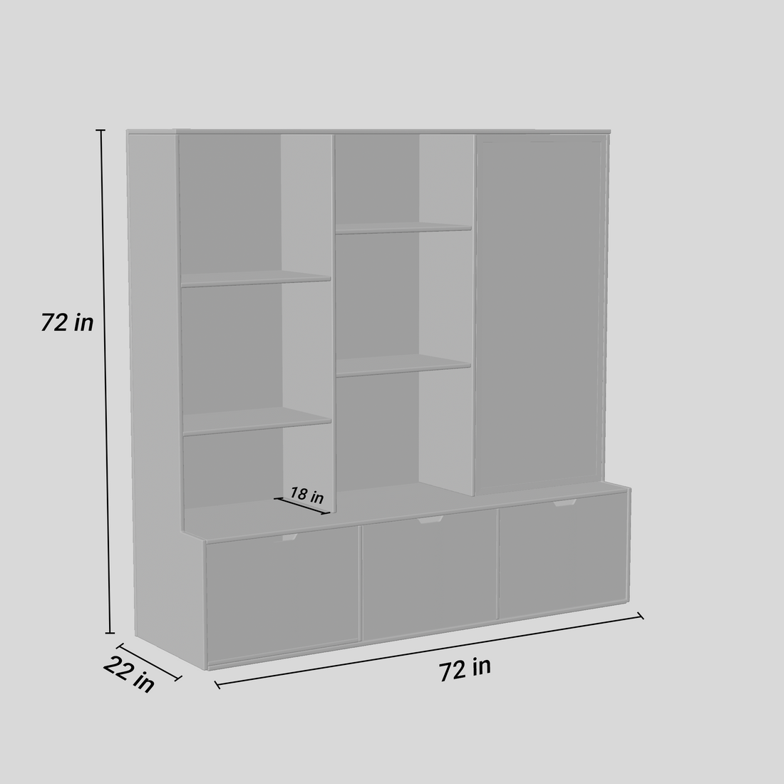 Scribble Ville Bookshelf
