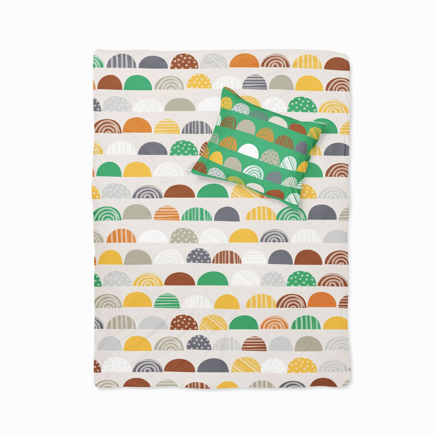 Pinwheels- Set of Bedsheet, Duvet cover & Pillow cover