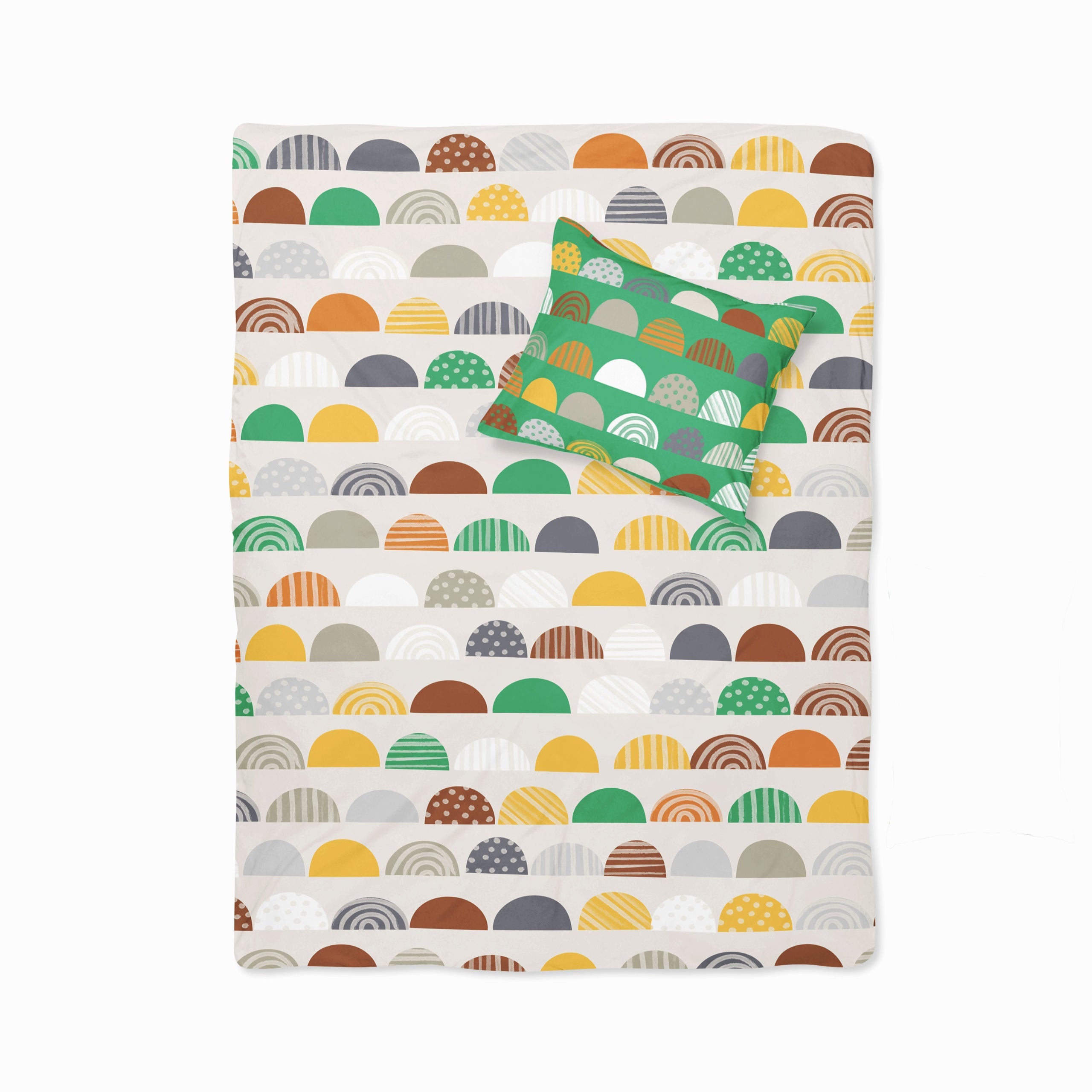 Pinwheels- Set of Bedsheet, Duvet cover & Pillow cover