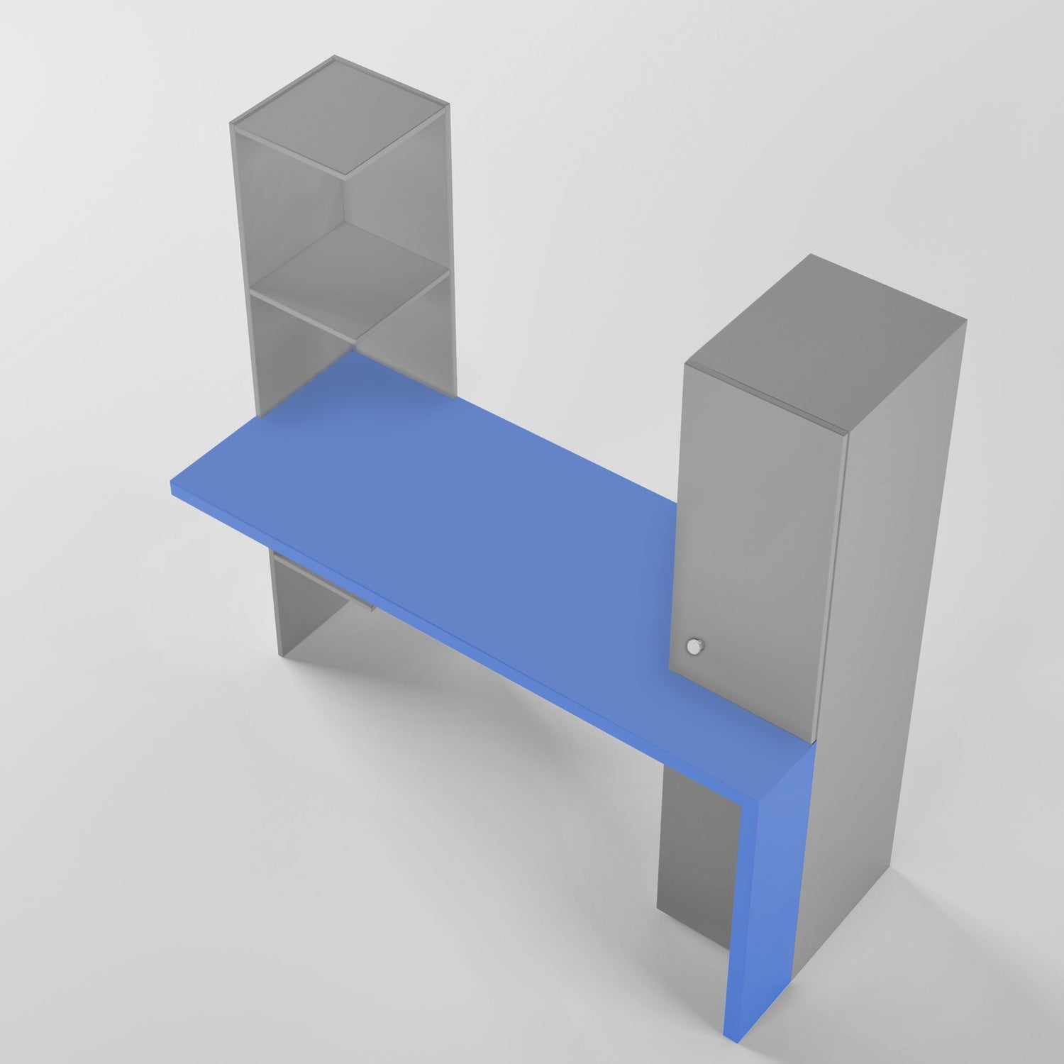 Color Block Study Table