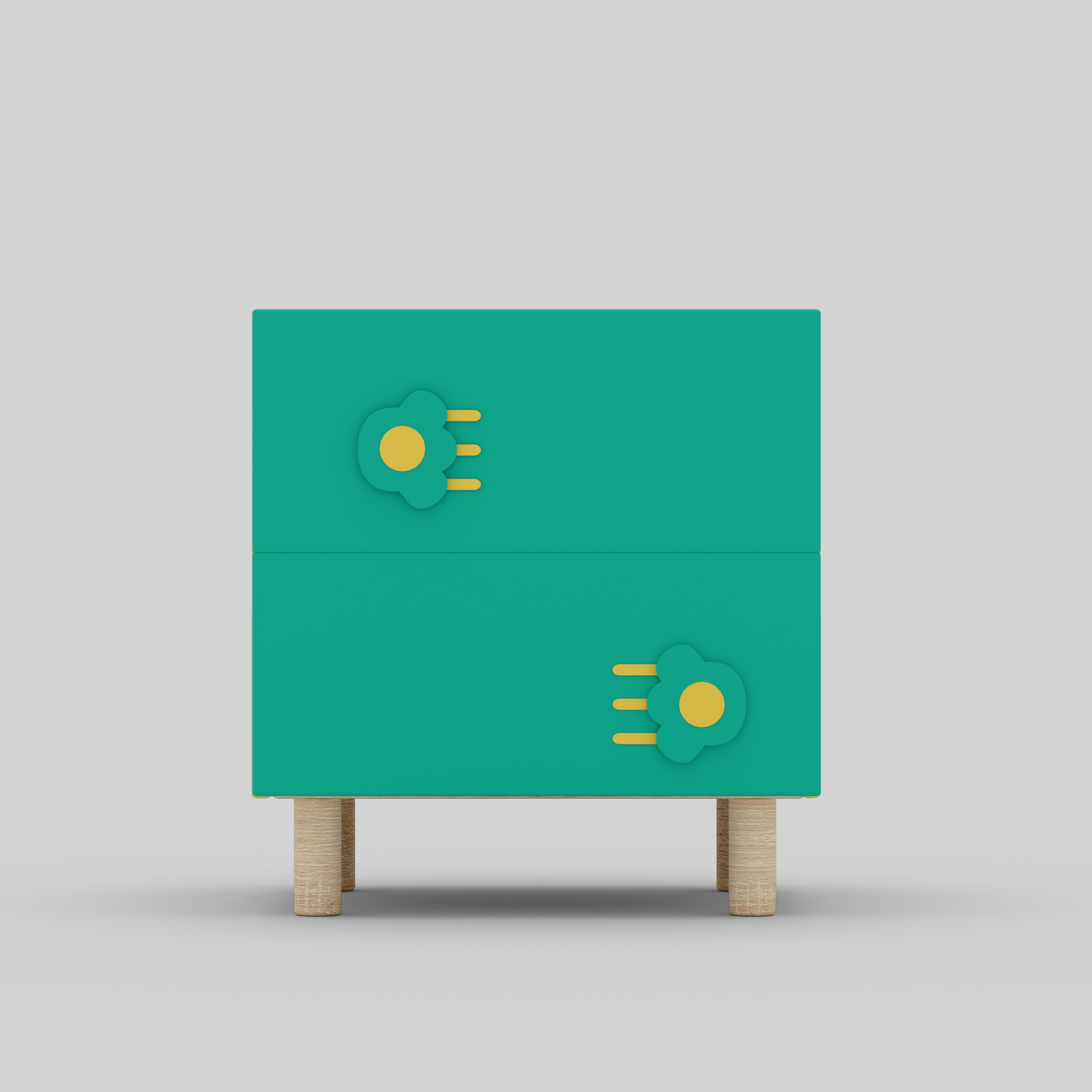 The Pawsome Bedside Table with Storage