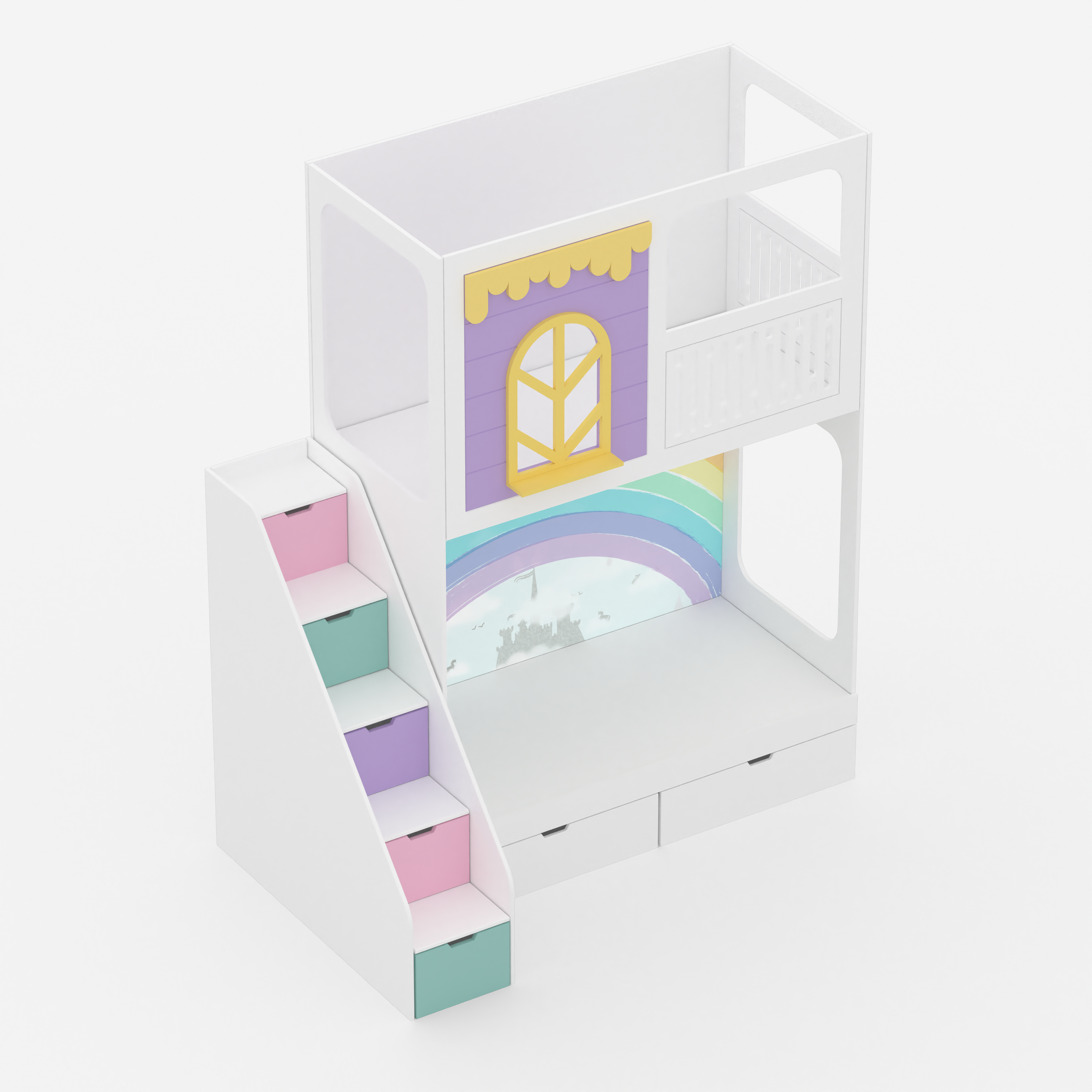 The Nook & Nudge Bunk Bed