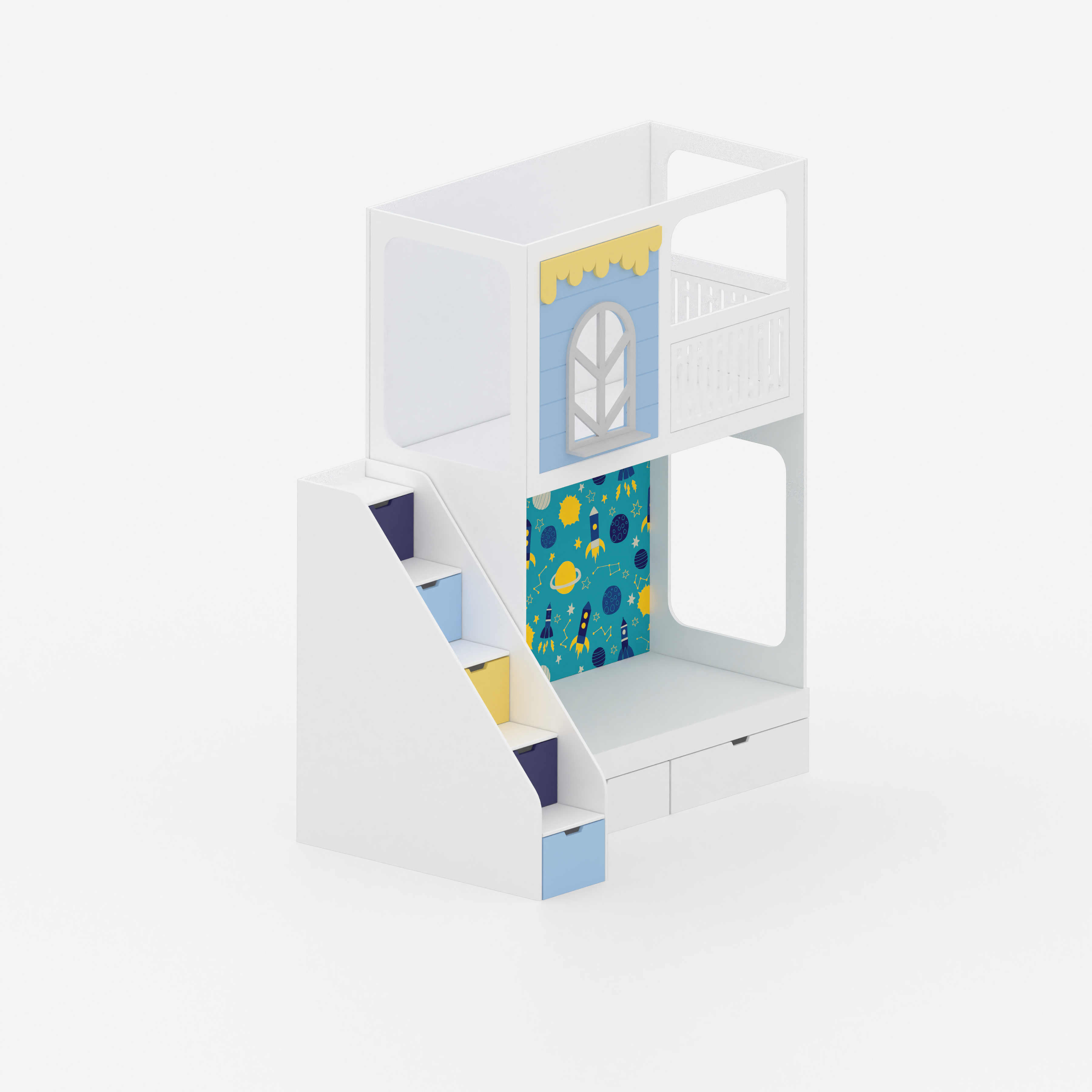 The Nook & Nudge Bunk Bed
