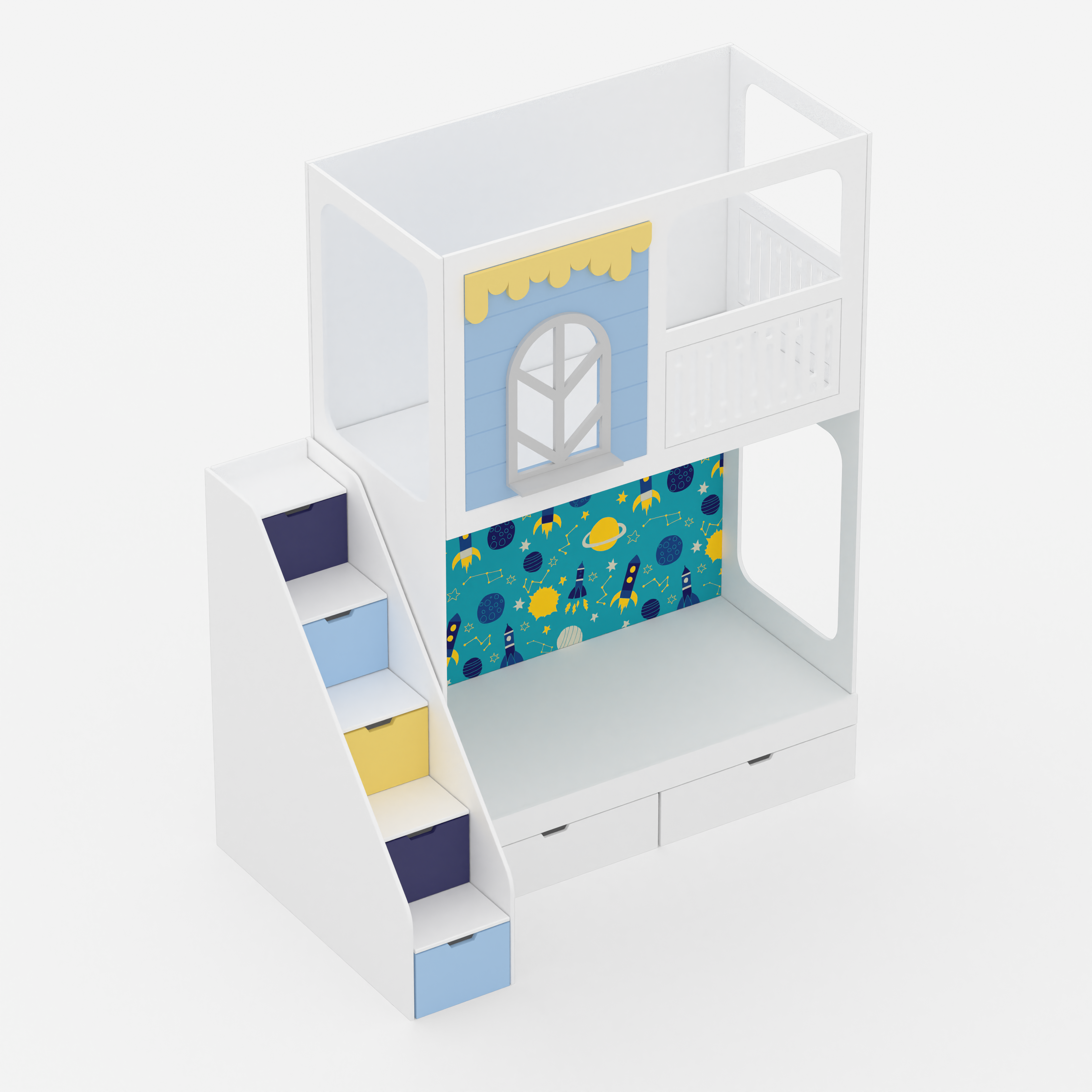 The Nook & Nudge Bunk Bed