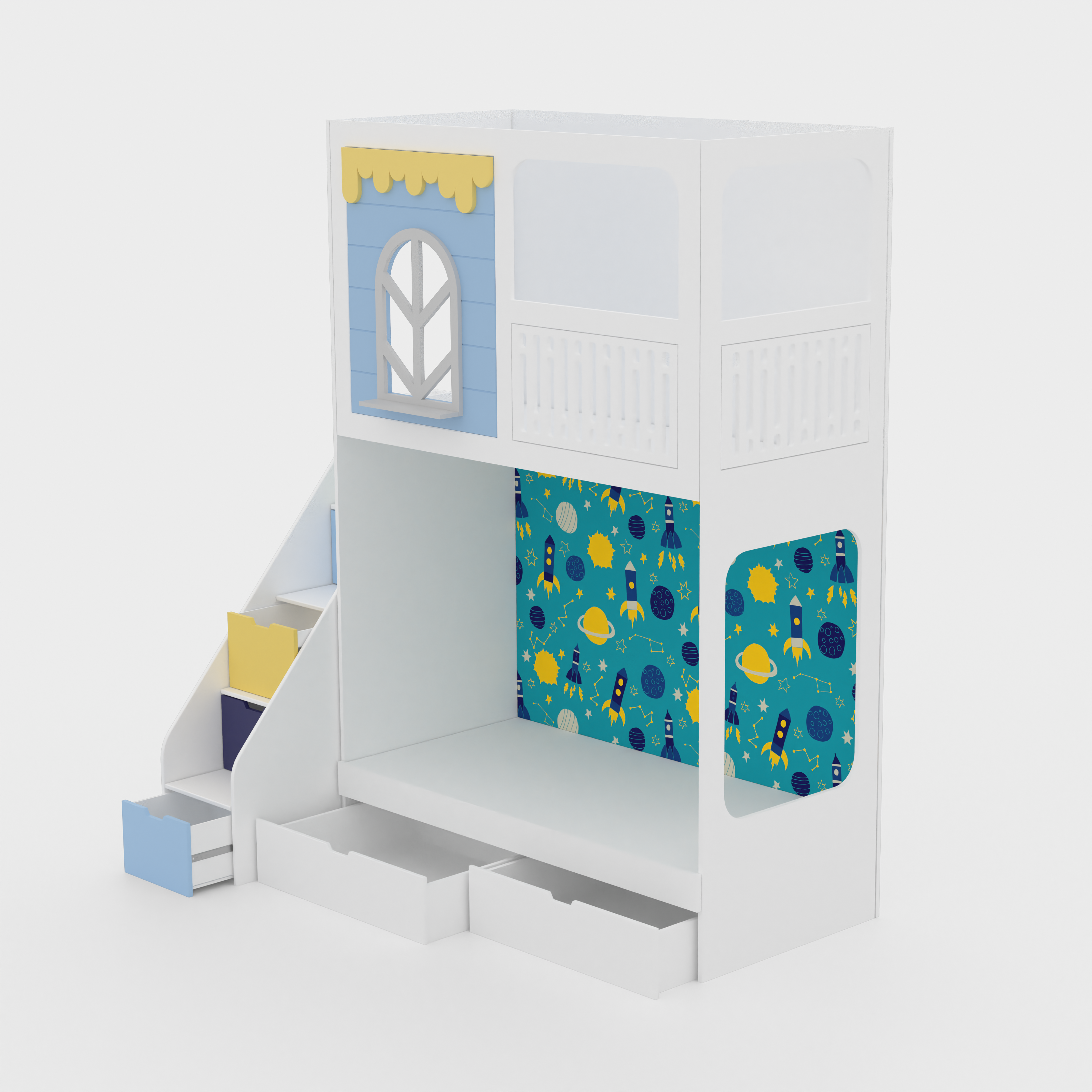 The Nook & Nudge Bunk Bed