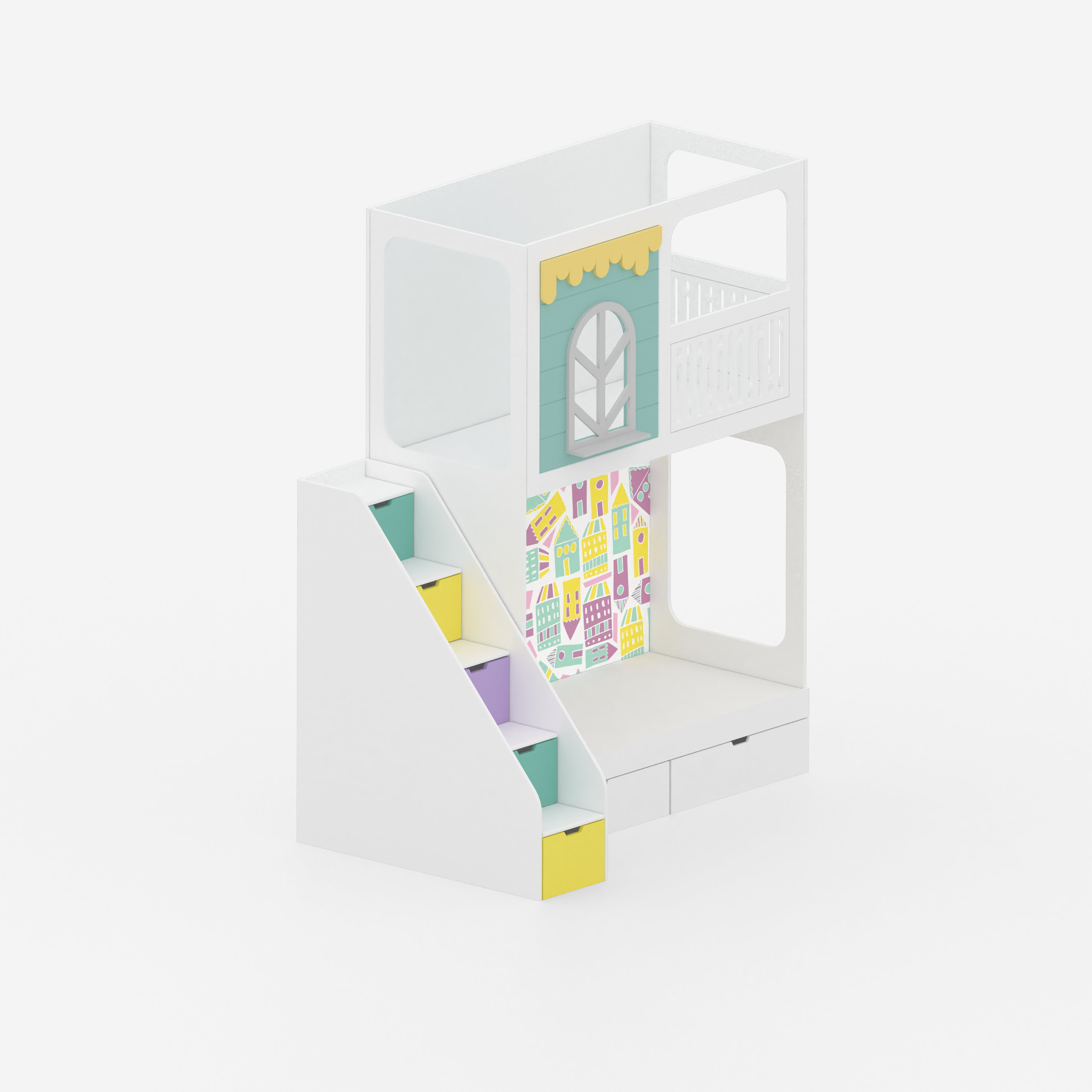 The Nook & Nudge Bunk Bed