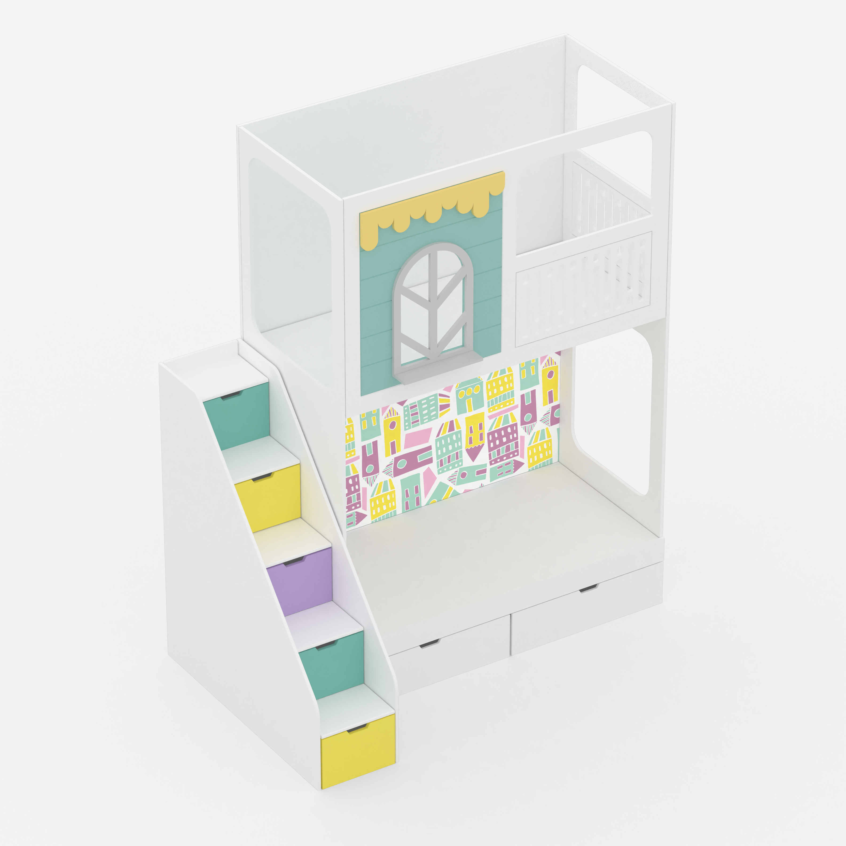 The Nook & Nudge Bunk Bed