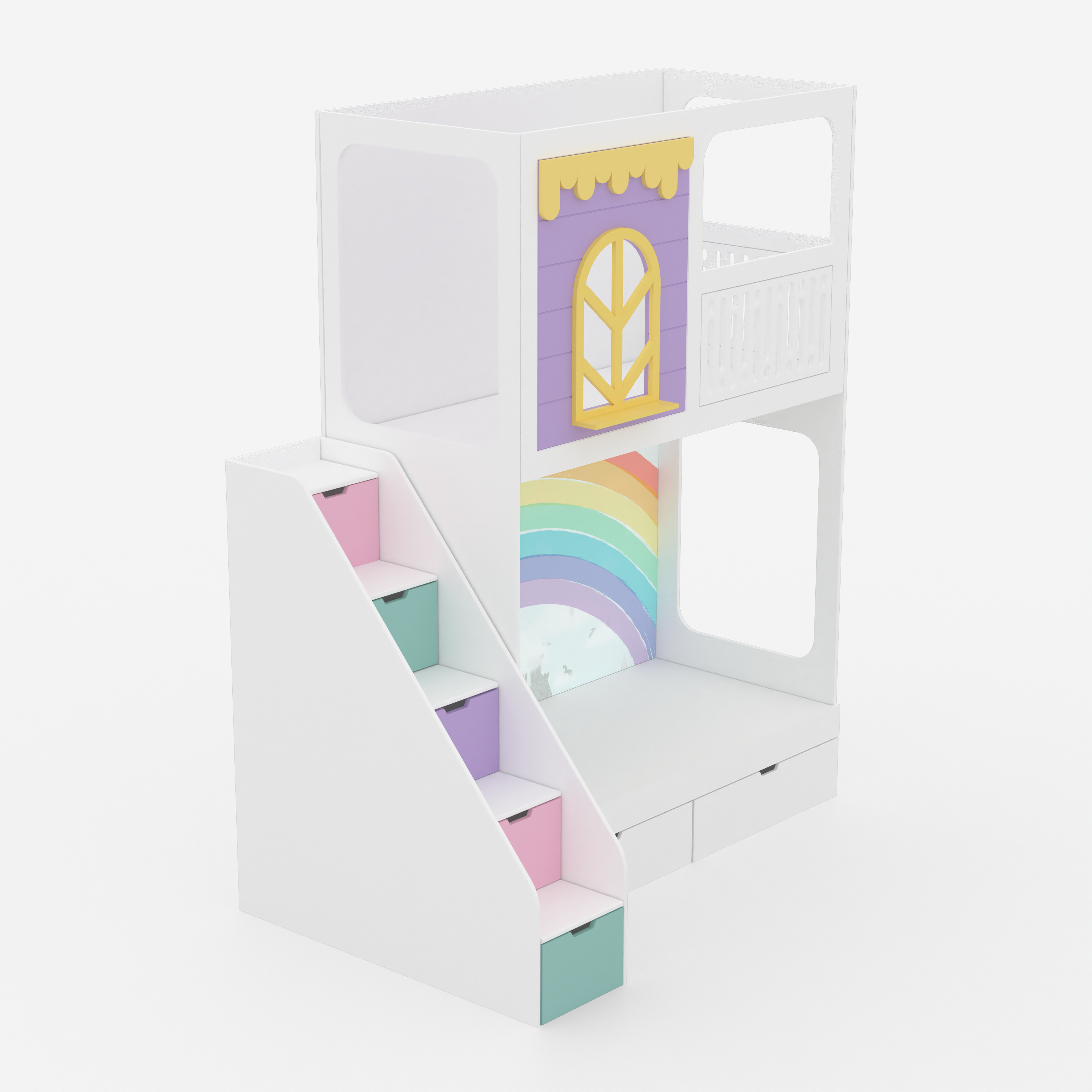 The Nook & Nudge Bunk Bed