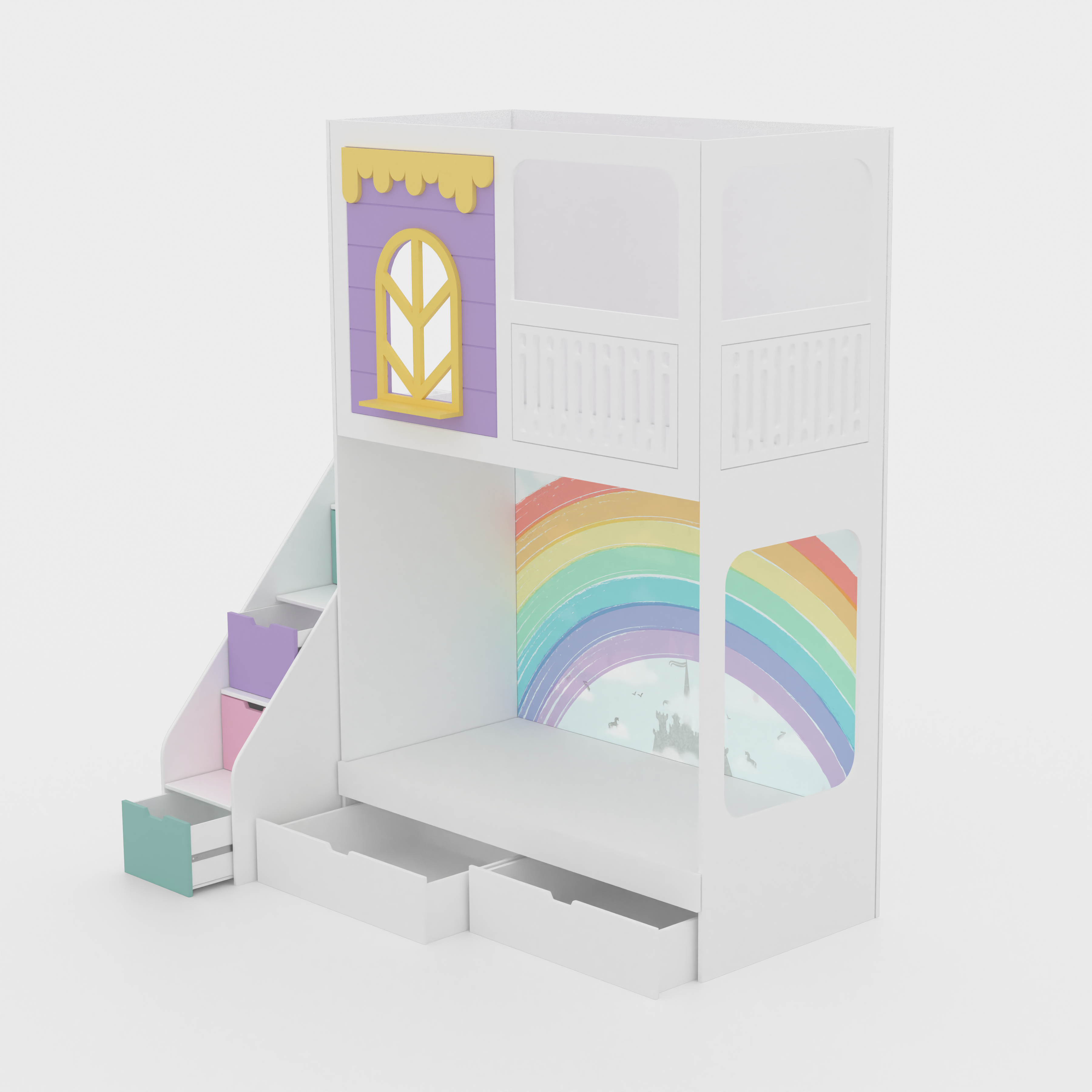 The Nook & Nudge Bunk Bed