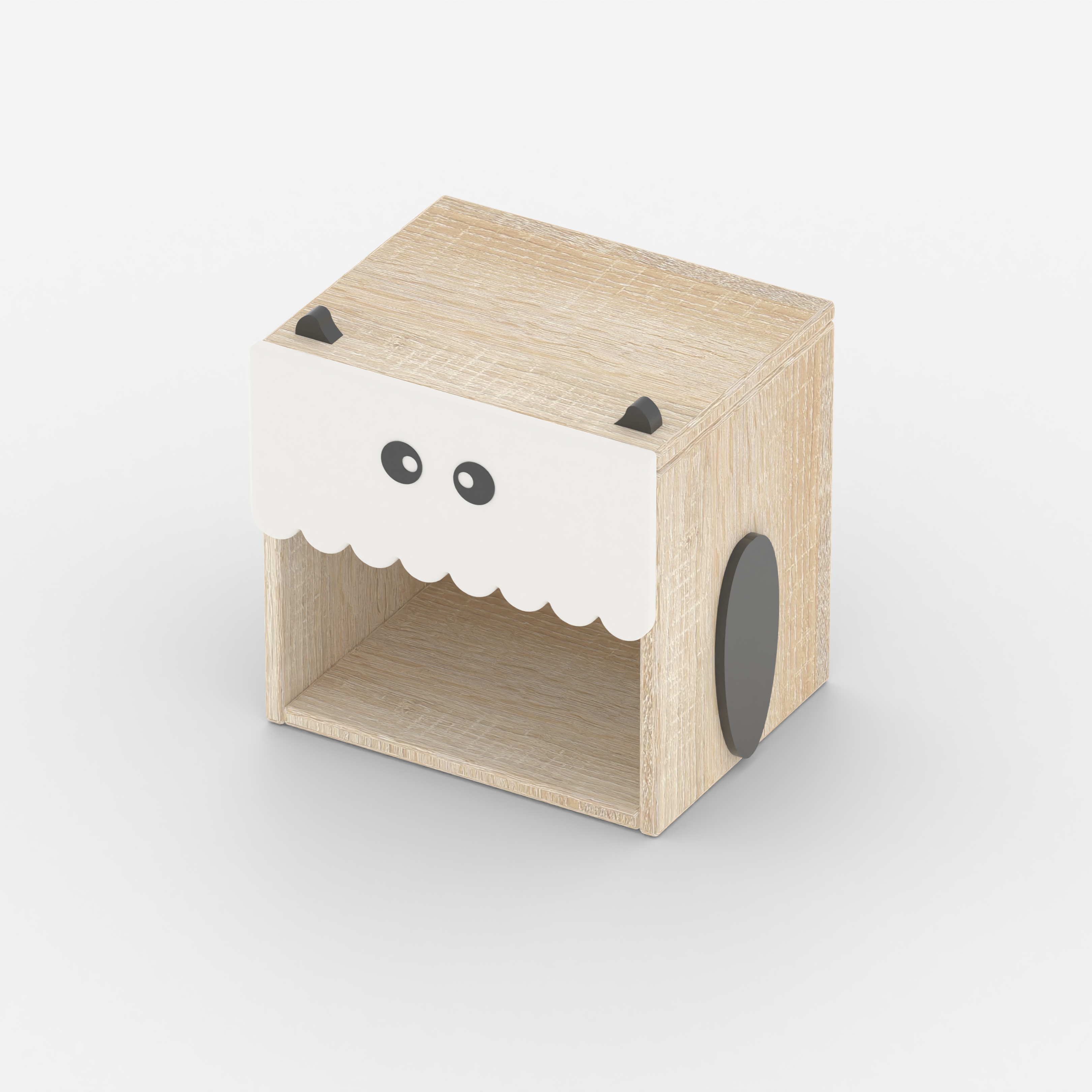 WiggleBox Bedside Table with Storage