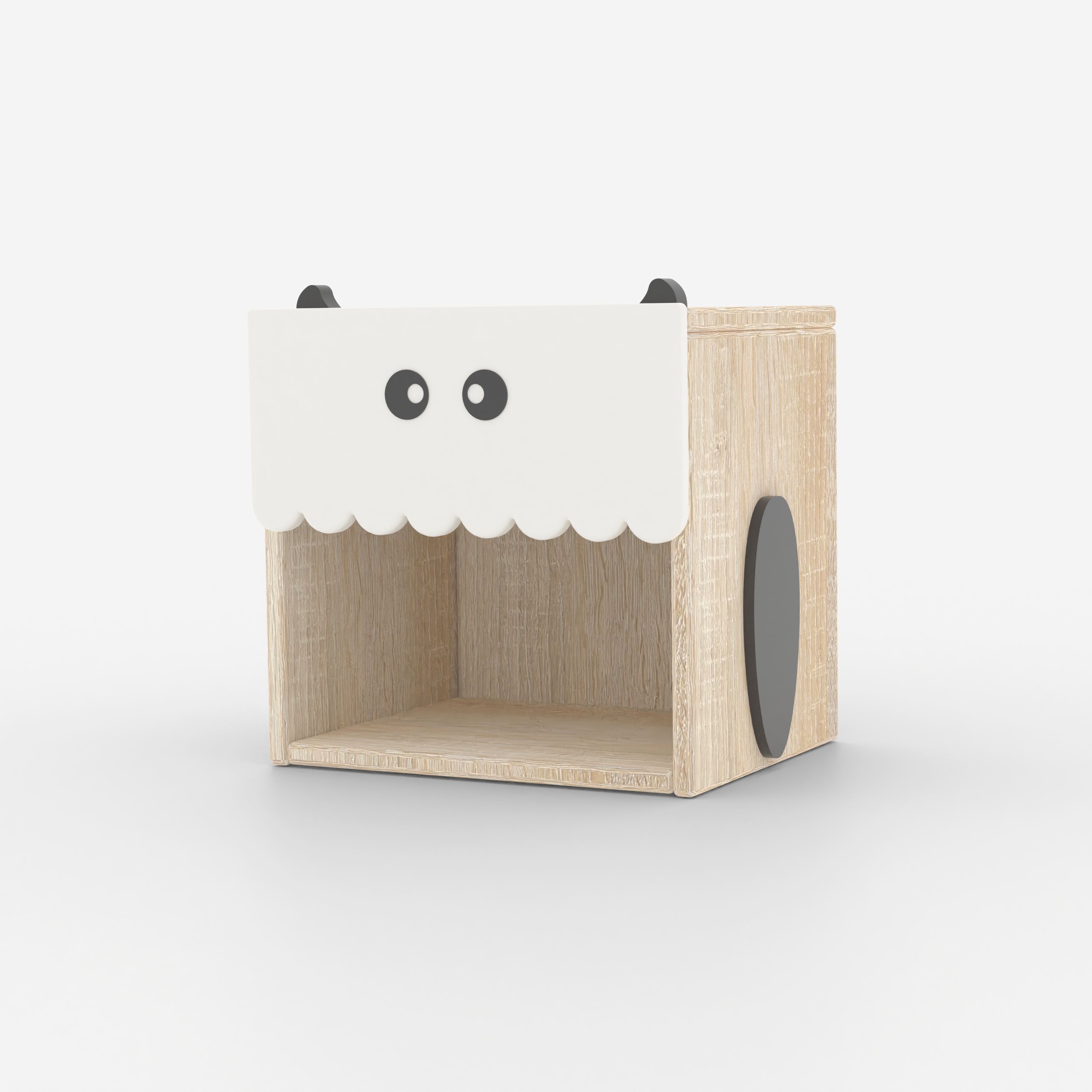 WiggleBox Bedside Table with Storage